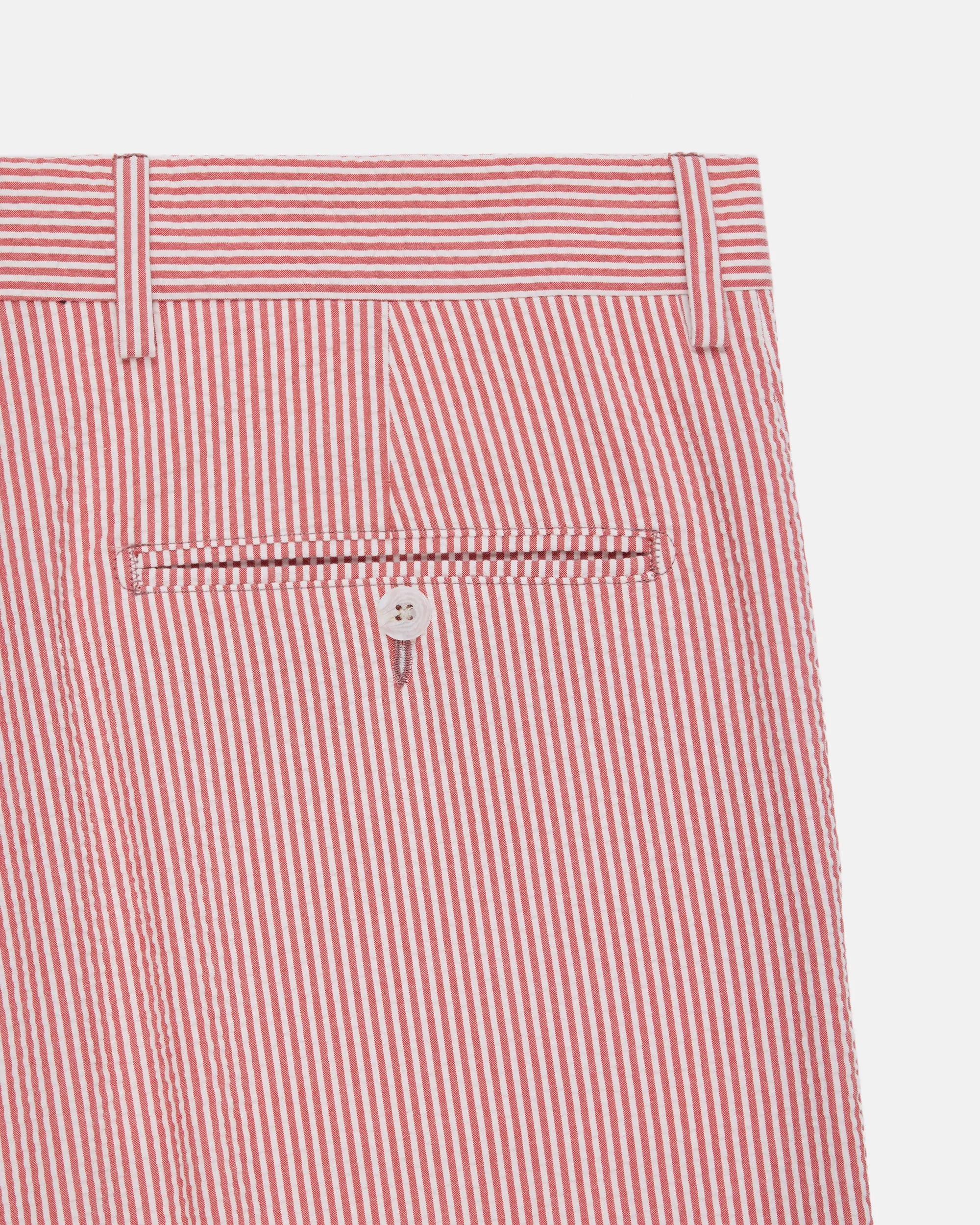 Red Cotton Seersucker Shorts sold by J. Press product image thumbnail 2