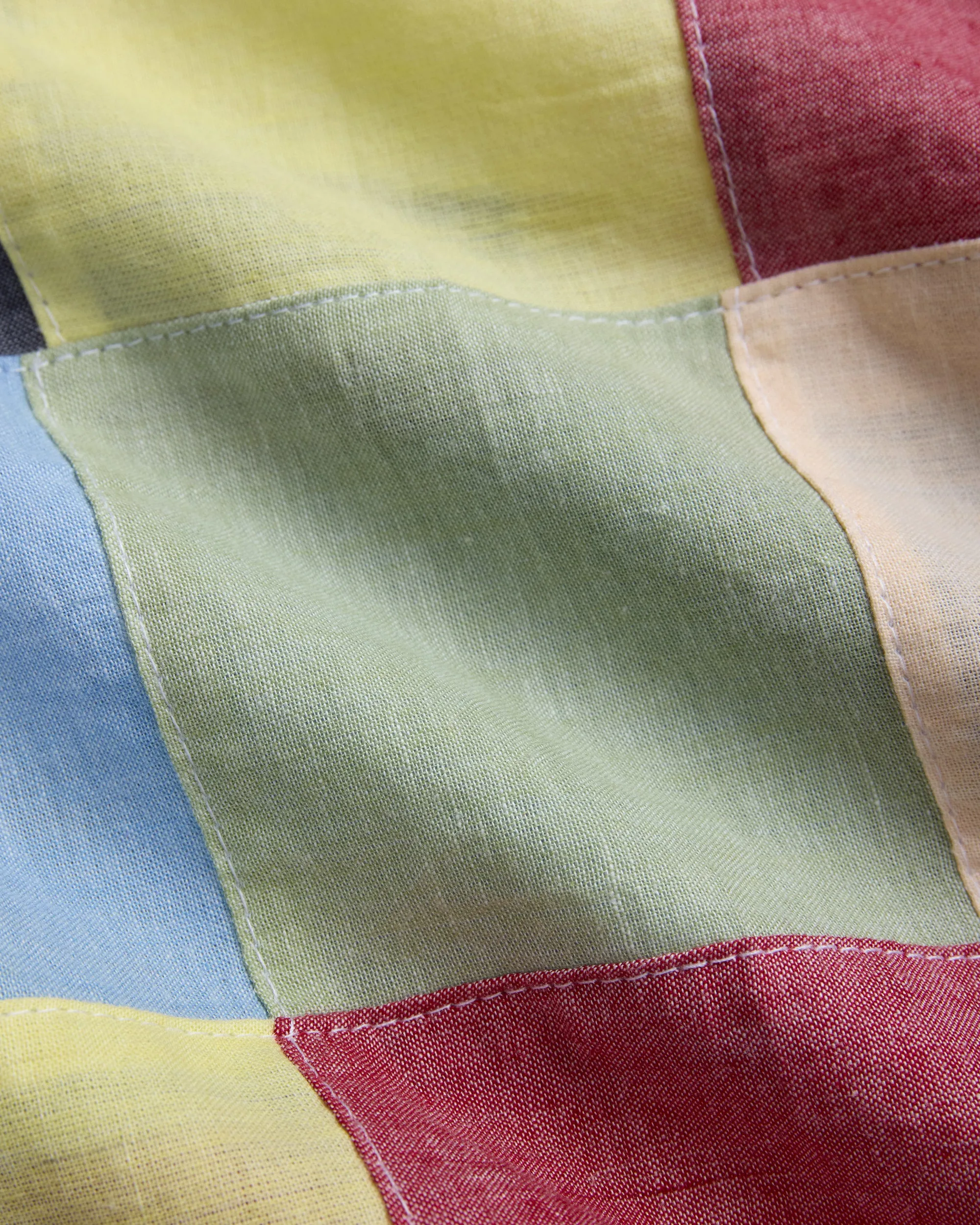 Made-in-USA Patchwork Cotton Chambray Shorts sold by J. Press product image thumbnail 3