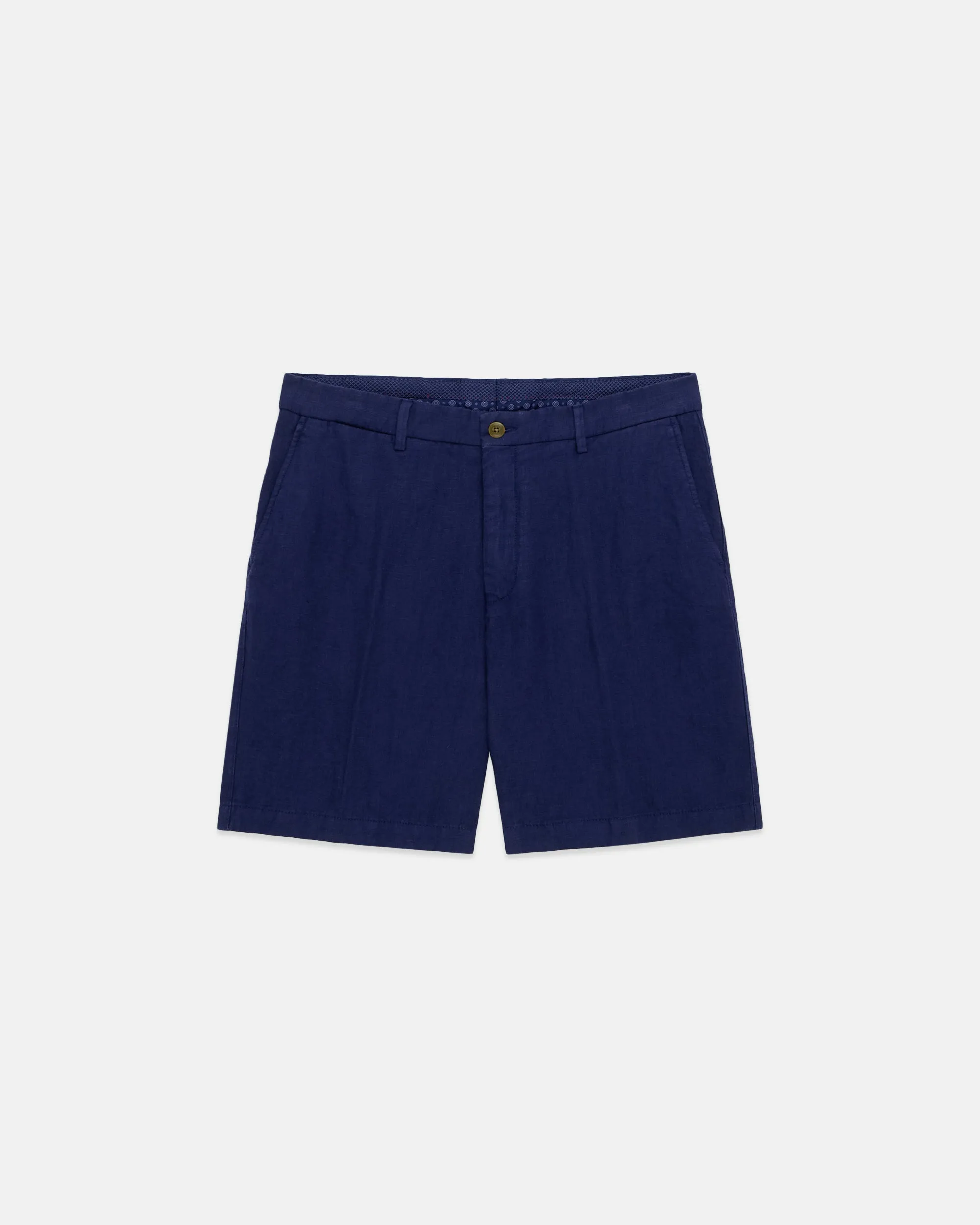 Navy Linen Shorts sold by J. Press