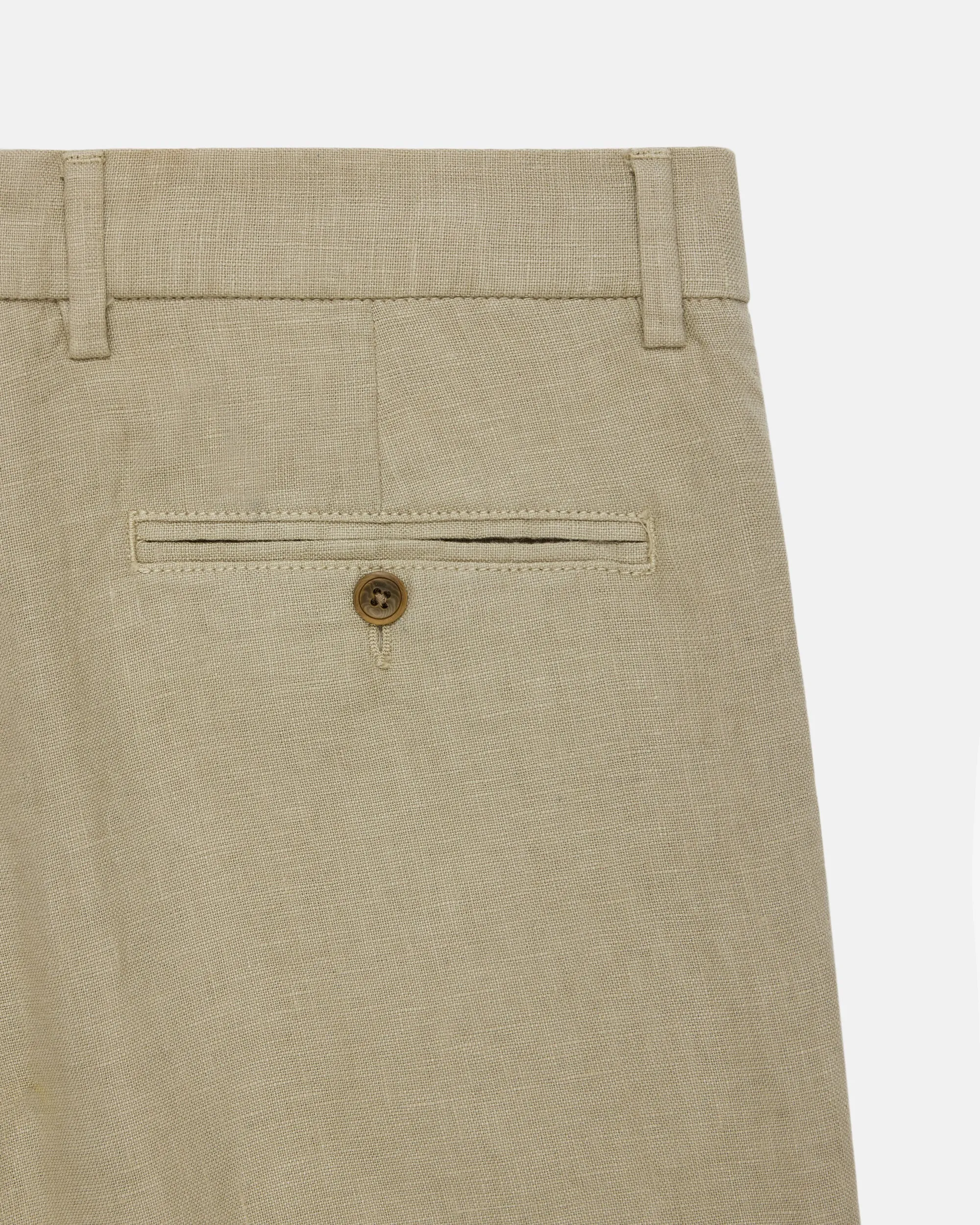 Khaki Linen Shorts sold by J. Press product image thumbnail 2
