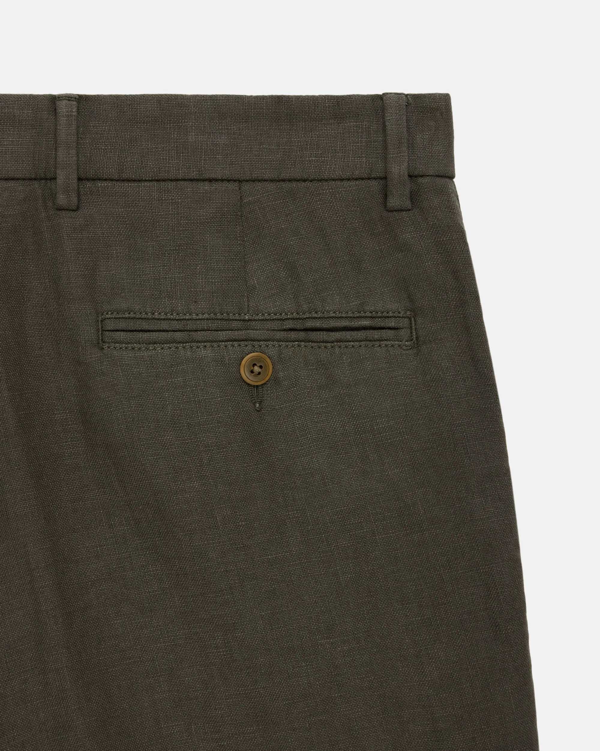 Olive Linen Shorts sold by J. Press product image thumbnail 2