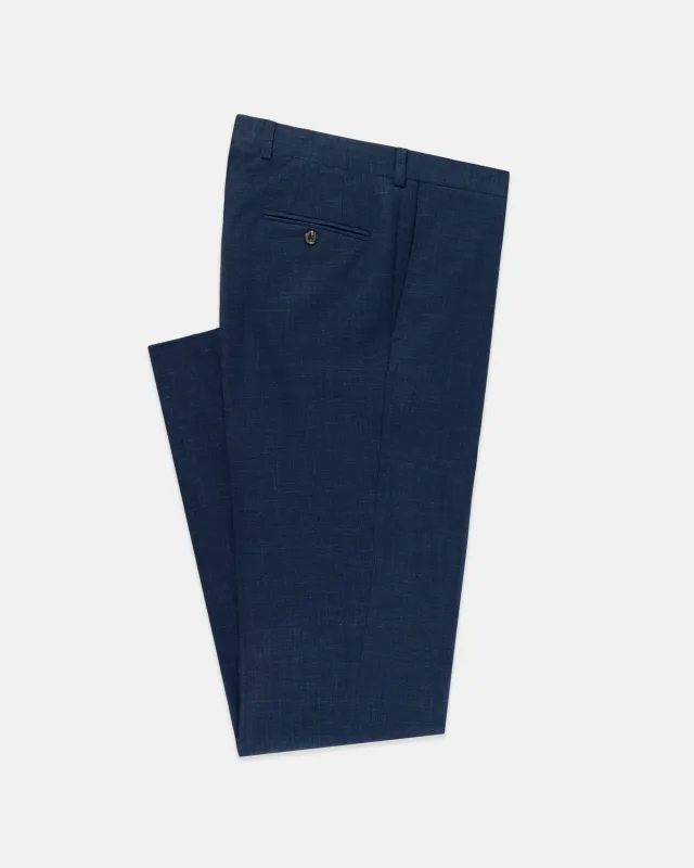 Made-in-USA Navy Linen Trouser made by J. Press