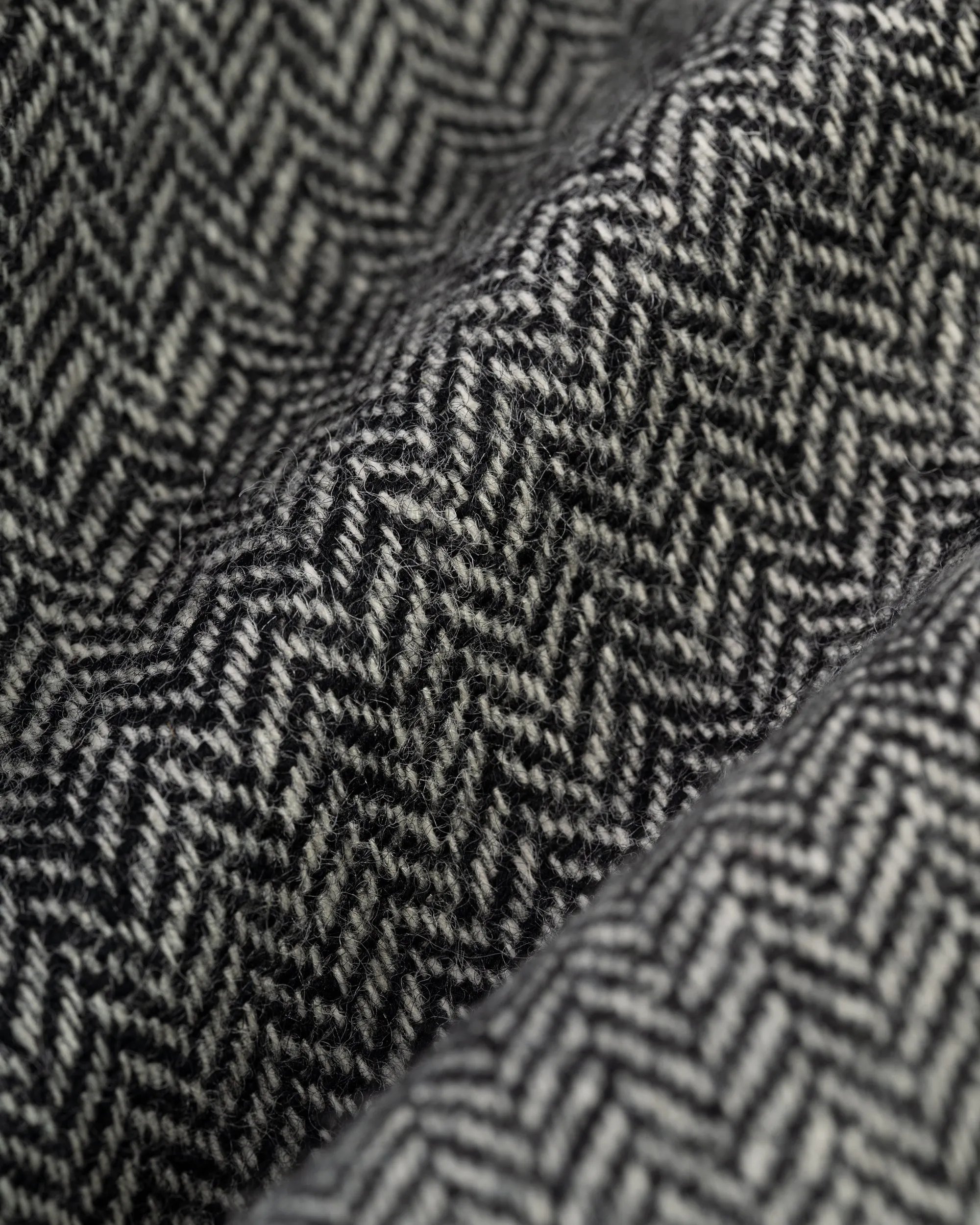 Made-in-USA Black & Cream Herringbone Lambswool Sport Coat sold by J. Press product image thumbnail 3