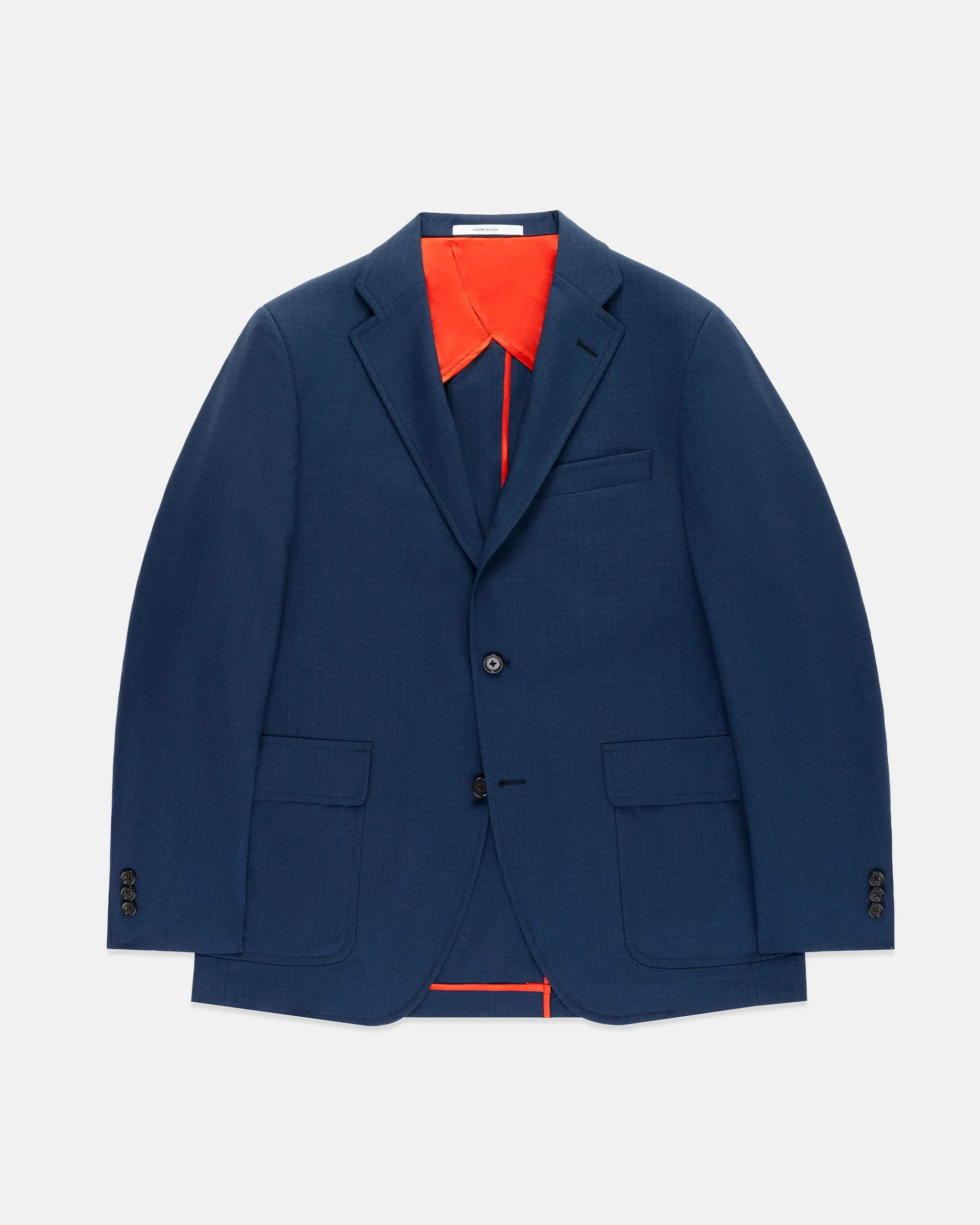 Made-in-USA J. Press x Only NY Navy Ripstop Blazer sold by J. Press product image thumbnail 2