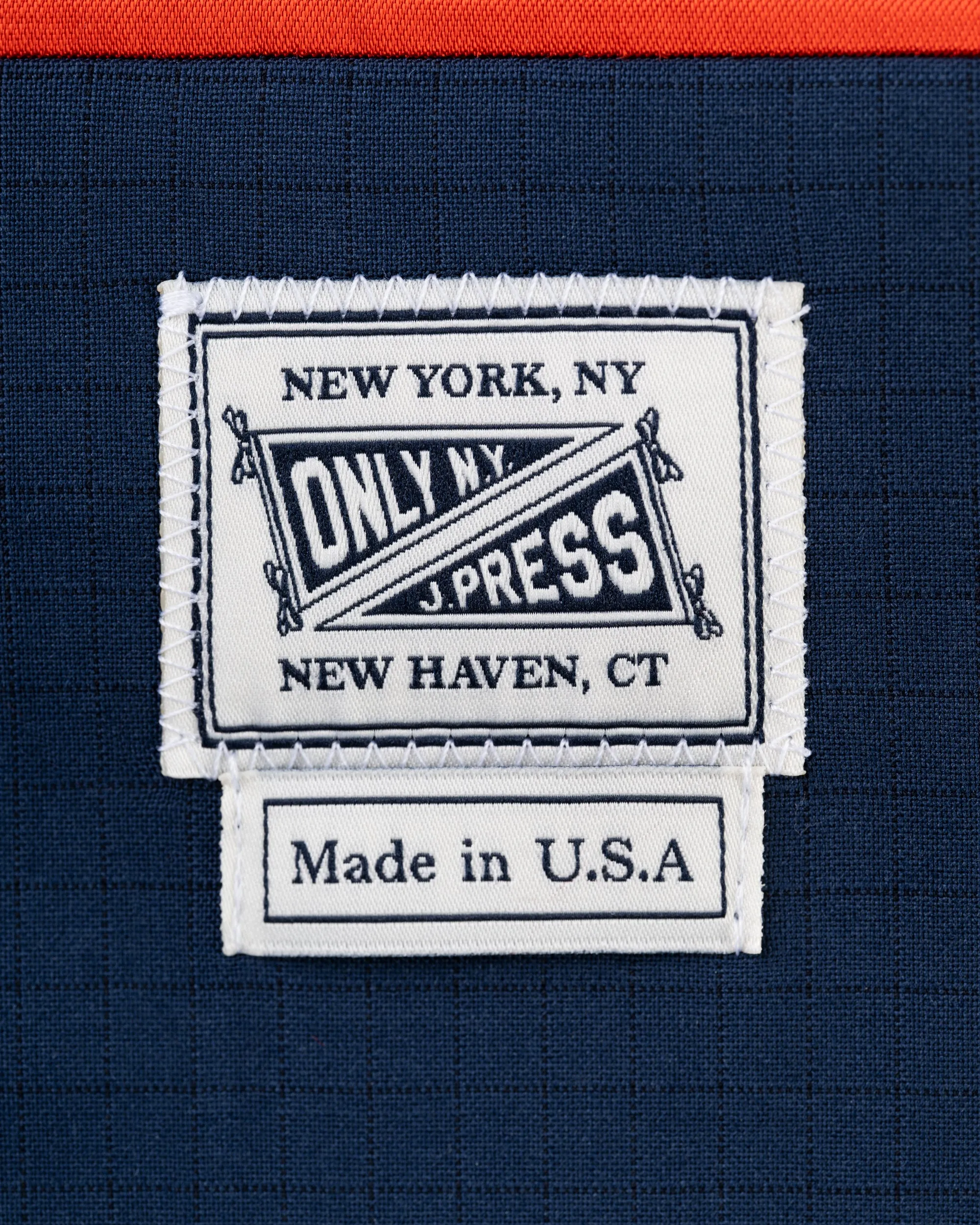 Made-in-USA J. Press x Only NY Navy Ripstop Blazer sold by J. Press product image thumbnail 4