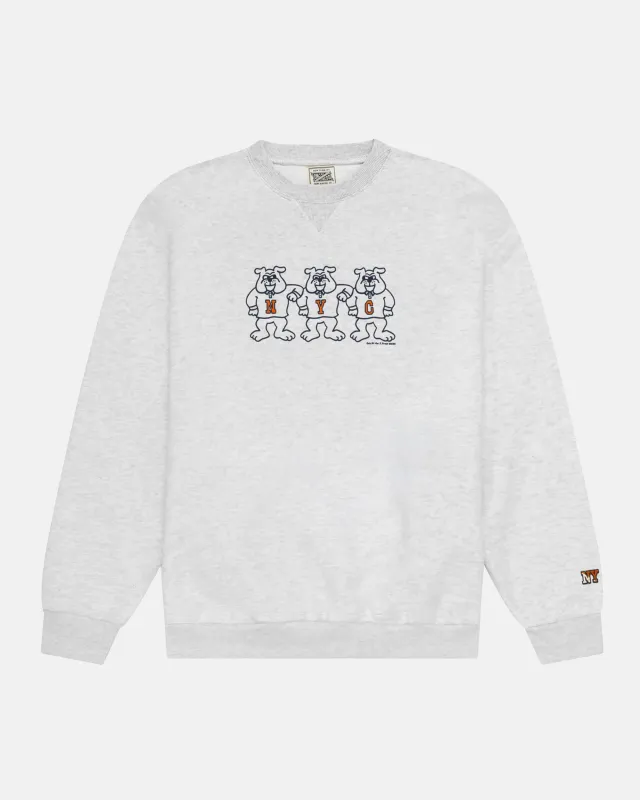 J. Press x Only NY Grey Bulldog Sweatshirt made by J. Press