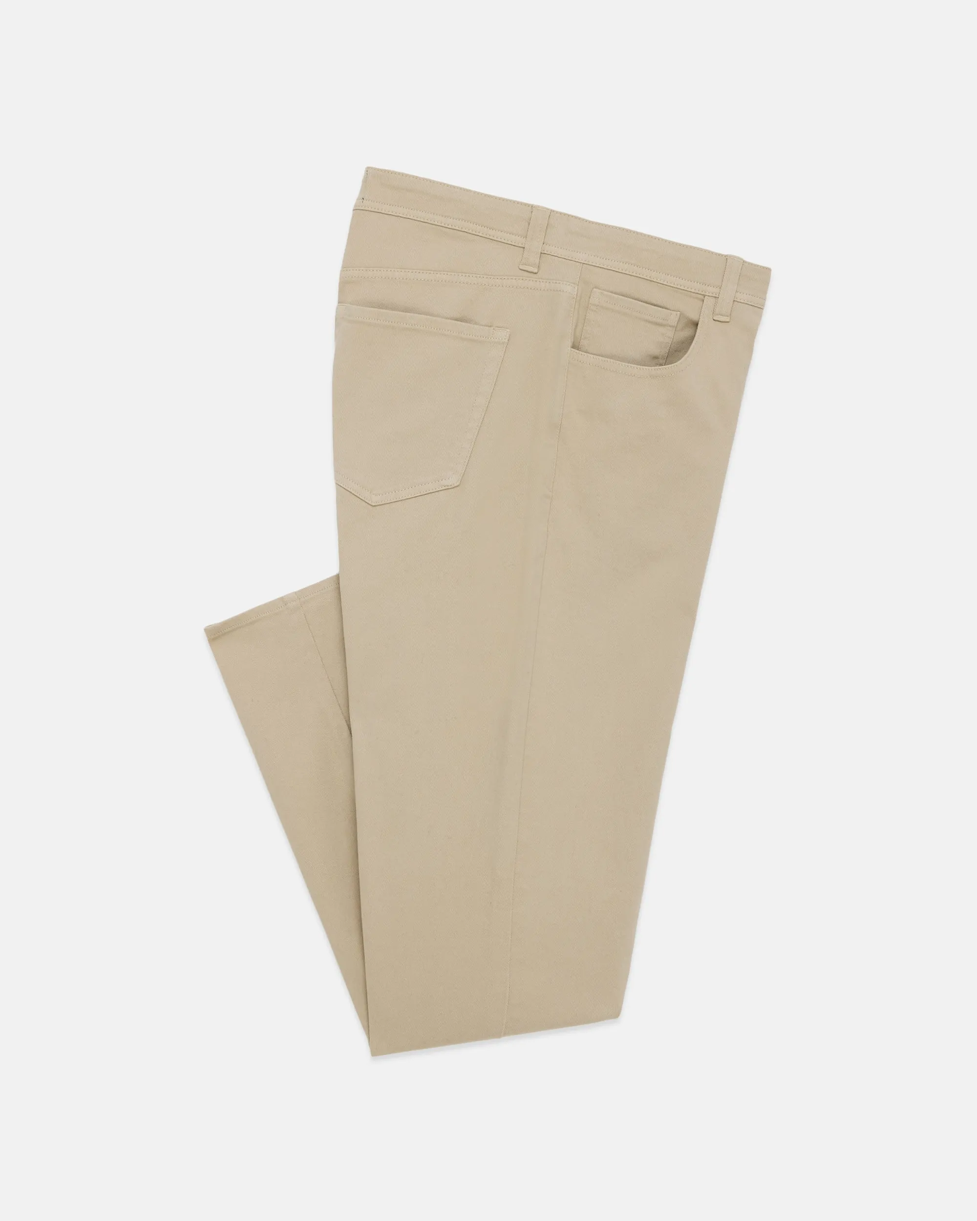 Khaki 5-Pocket Twill Pant sold by J. Press