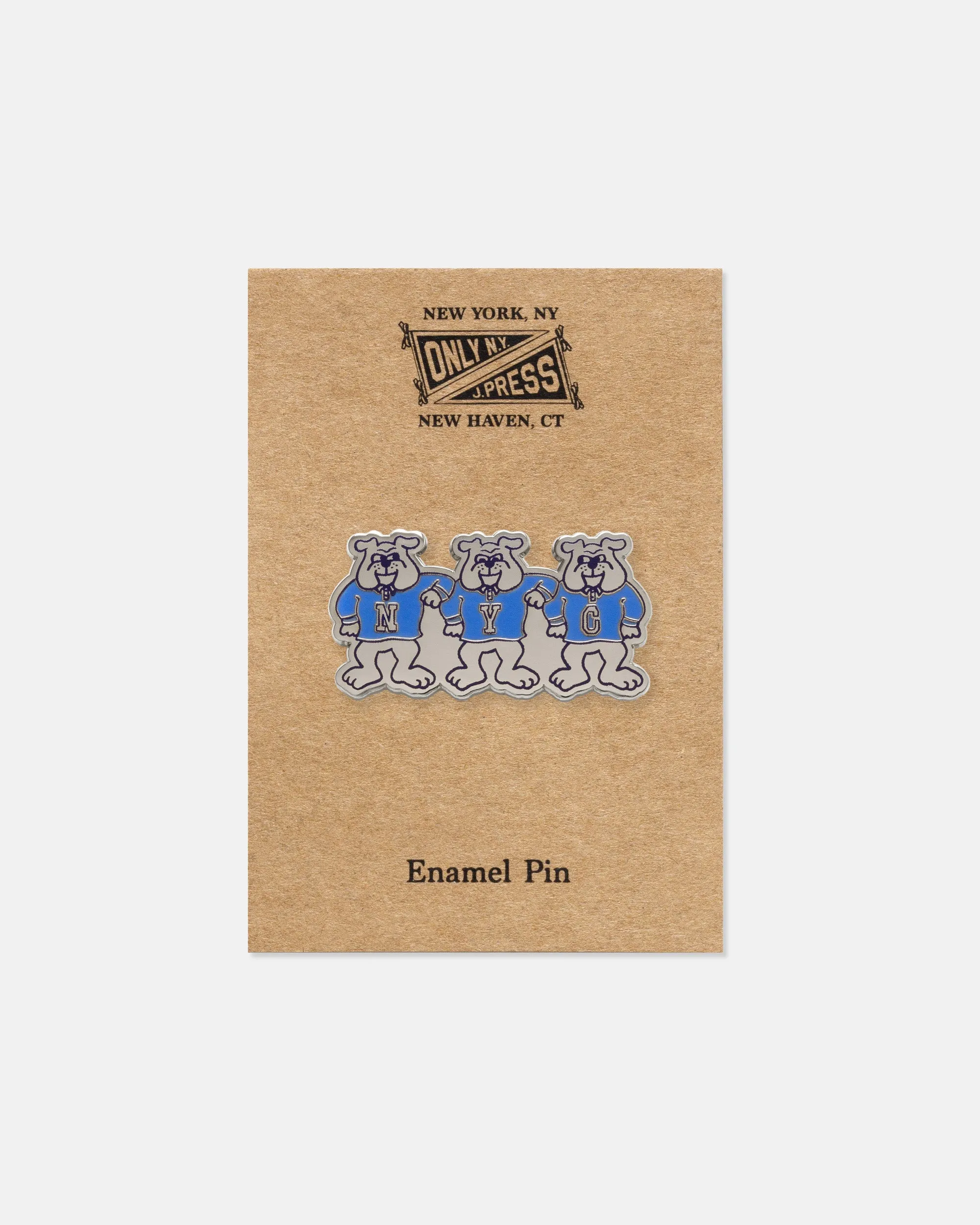 J. Press x Only NY Enamel Bulldog Pin sold by J. Press product image thumbnail 2