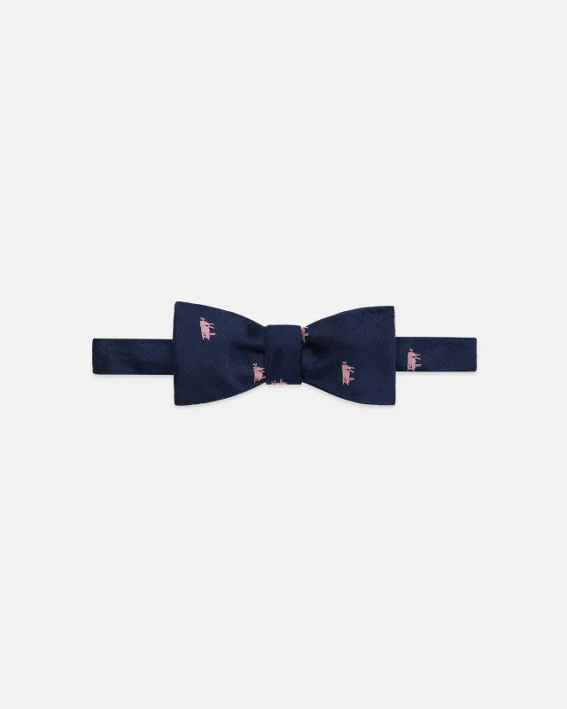 Made-in-UK Pig Club Bow Tie made by J. Press