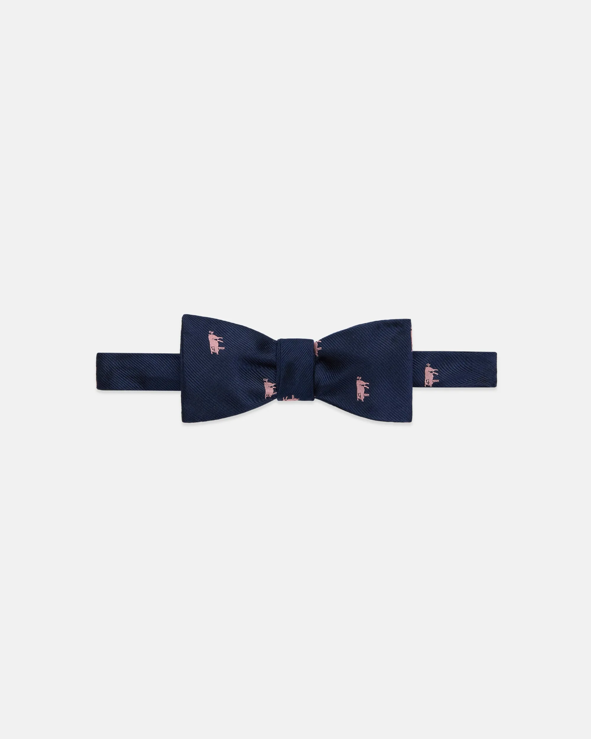 Made-in-UK Pig Club Bow Tie sold by J. Press