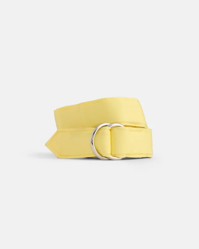 Made-in-USA Yellow Ribbon Belt made by J. Press