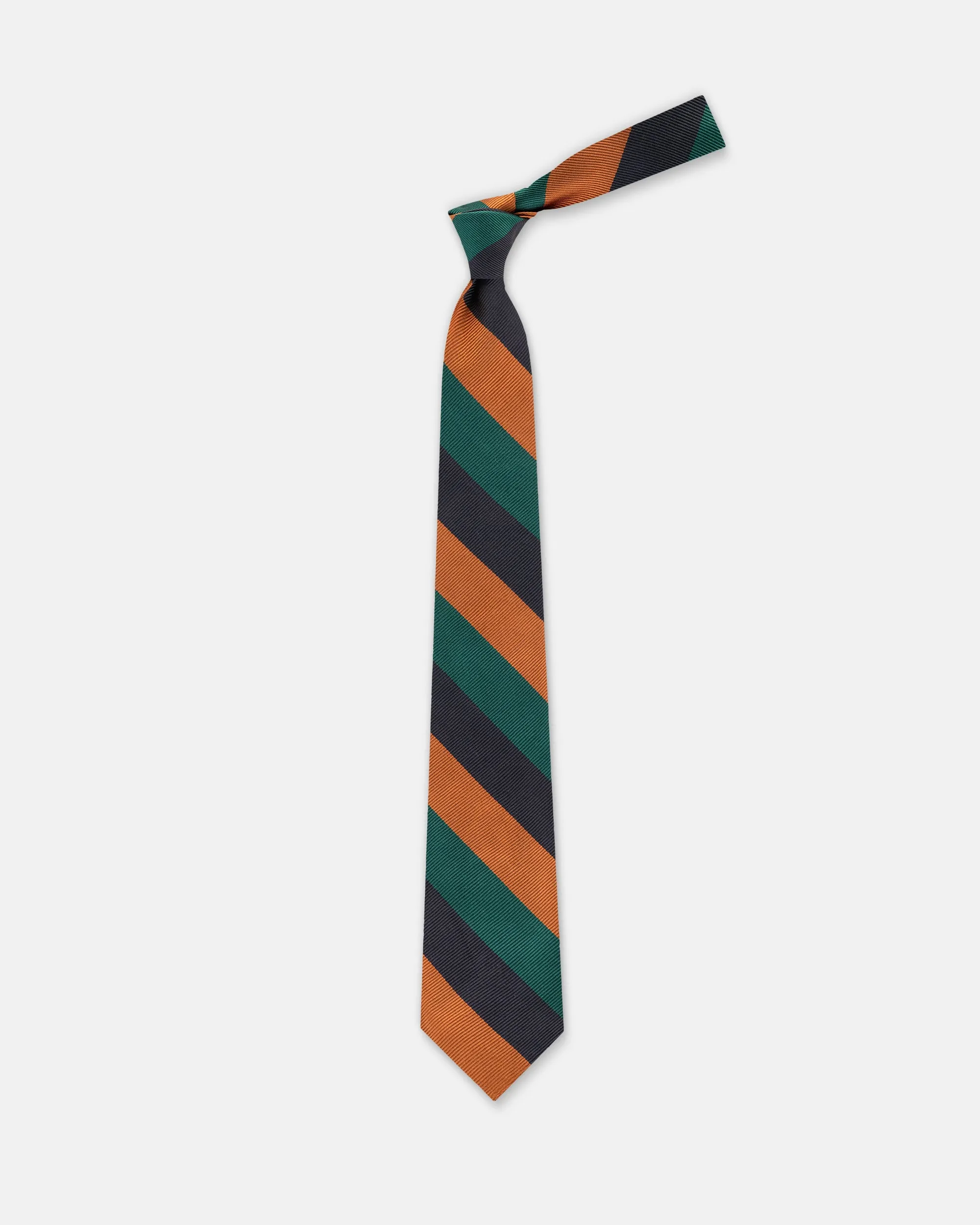 Made-in-Japan Kabuki Curtain Stripe Tie sold by J. Press