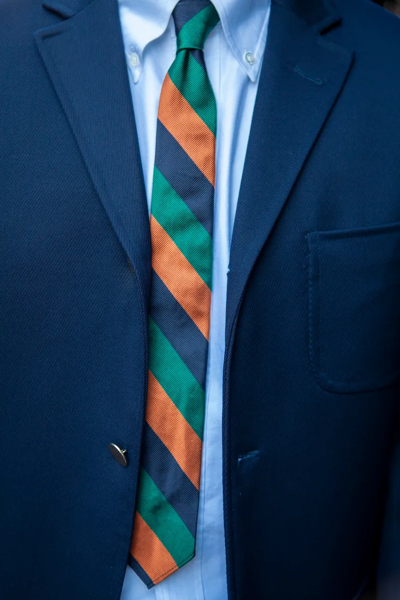 Made-in-Japan Kabuki Curtain Stripe Tie sold by J. Press product image thumbnail 3