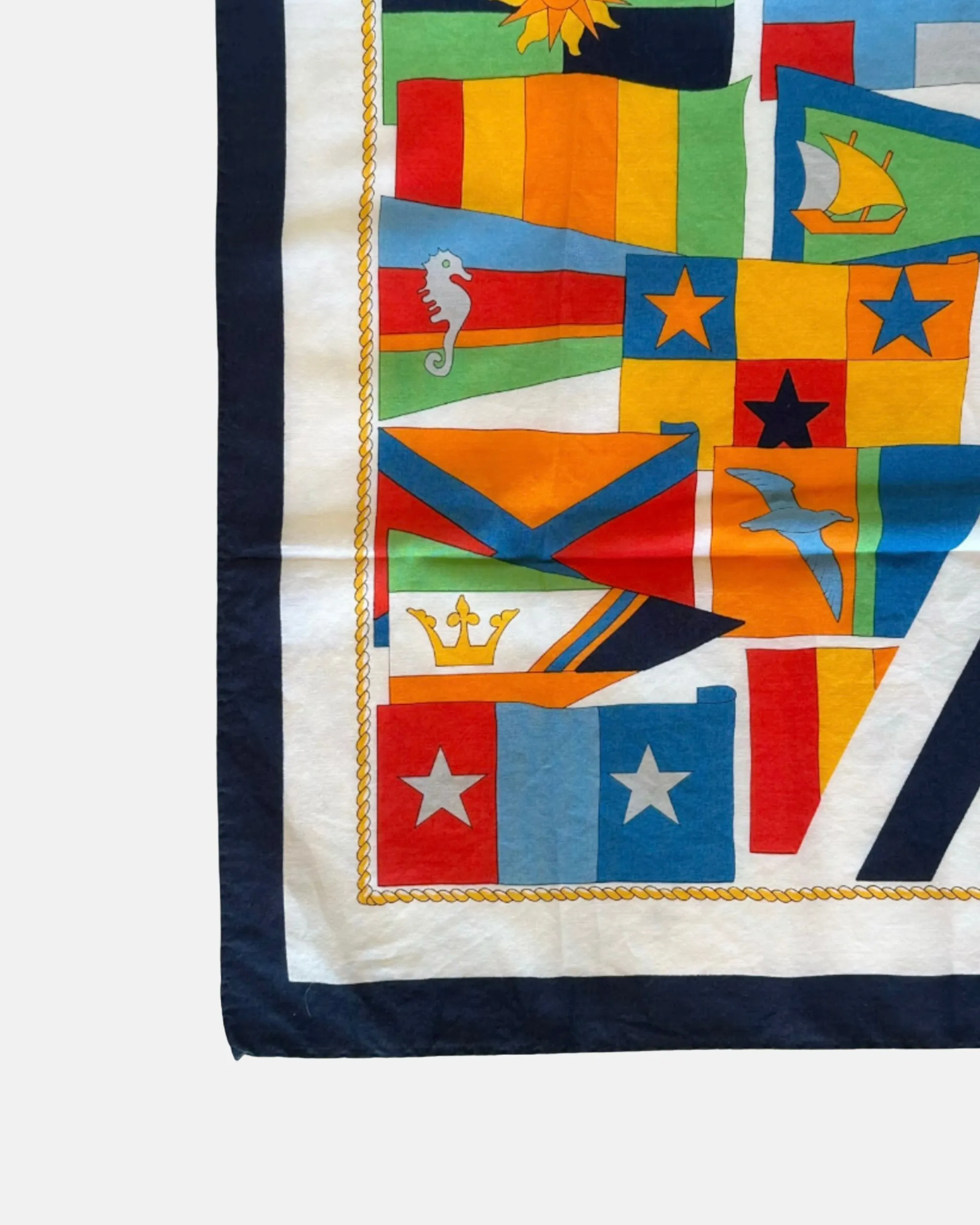 Vintage Mark Cross America's Cup 1992 Cotton Scarf sold by J. Press product image thumbnail 5