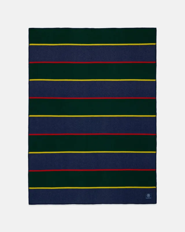 Made-in-USA J. Press x Faribault Argyll & Sutherland Jacquard Throw made by J. Press