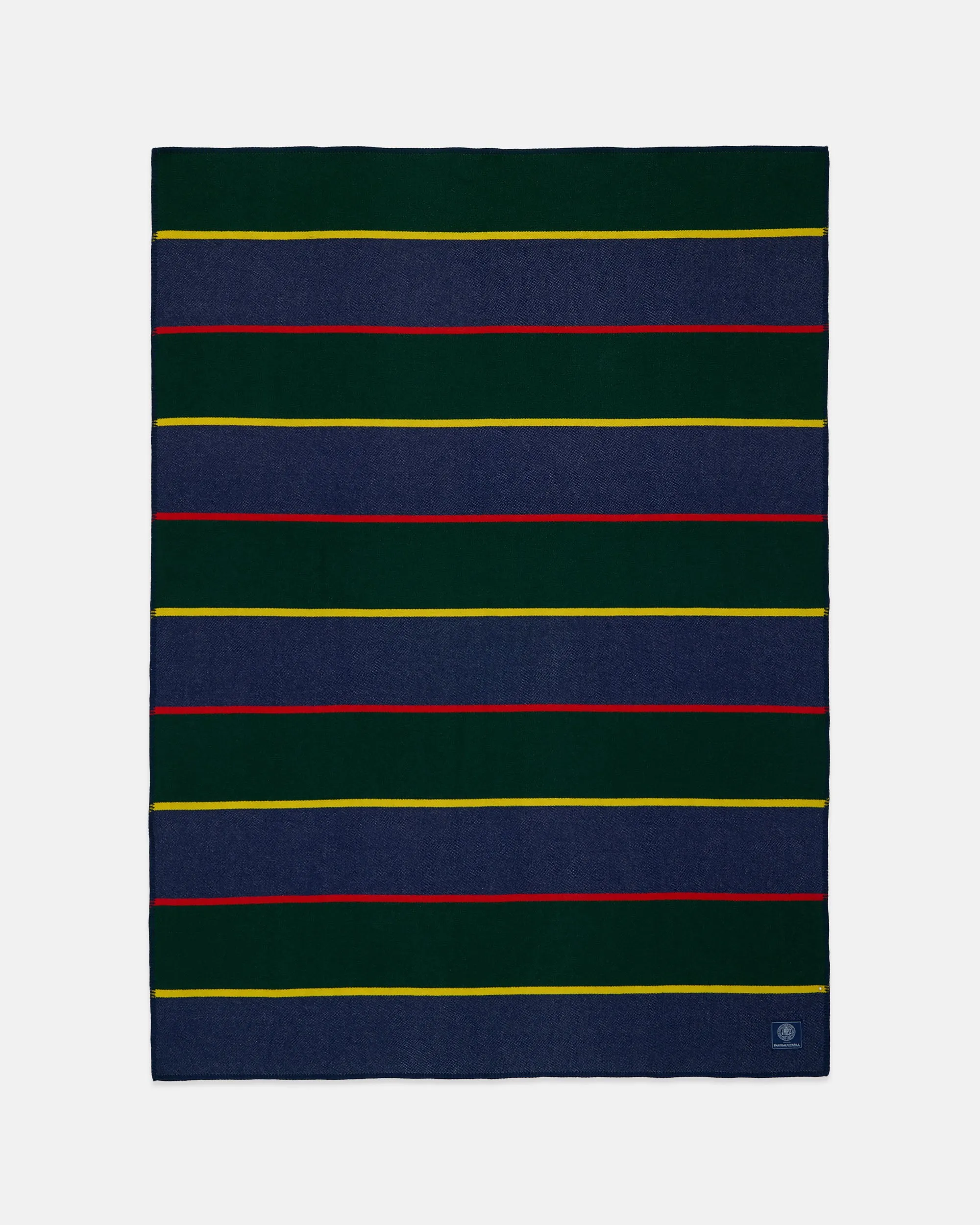 Made-in-USA J. Press x Faribault Argyll & Sutherland Jacquard Throw sold by J. Press