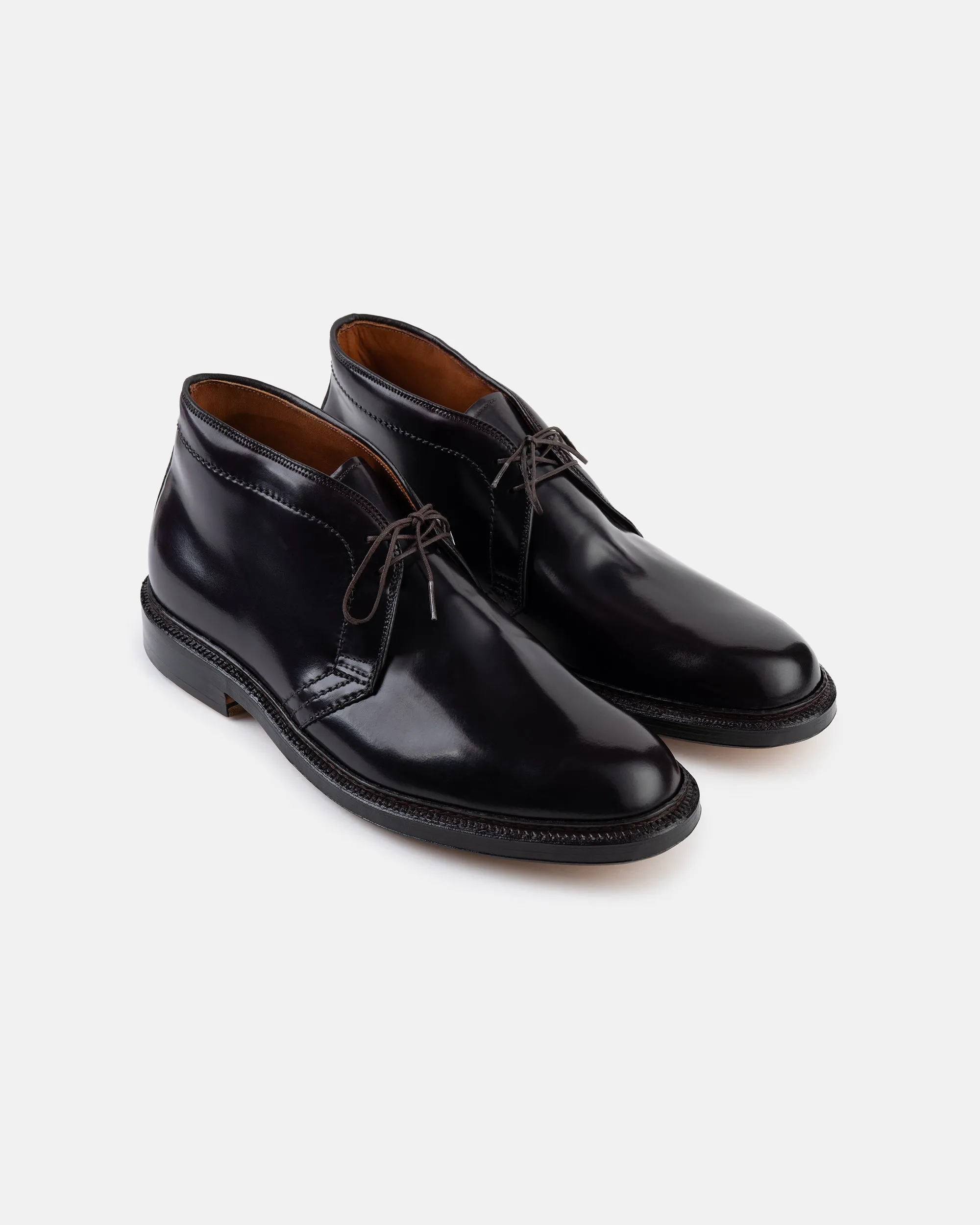 Made-in-USA Burgundy no. 8 Shell Cordovan Chukka Boot sold by J. Press product image thumbnail 2
