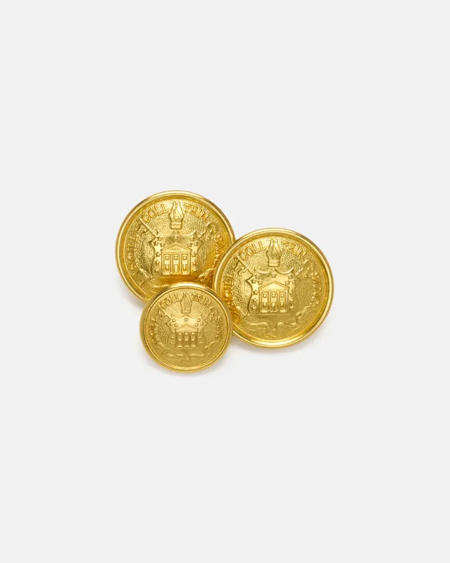Trinity College Vintage Blazer Buttons made by J. Press