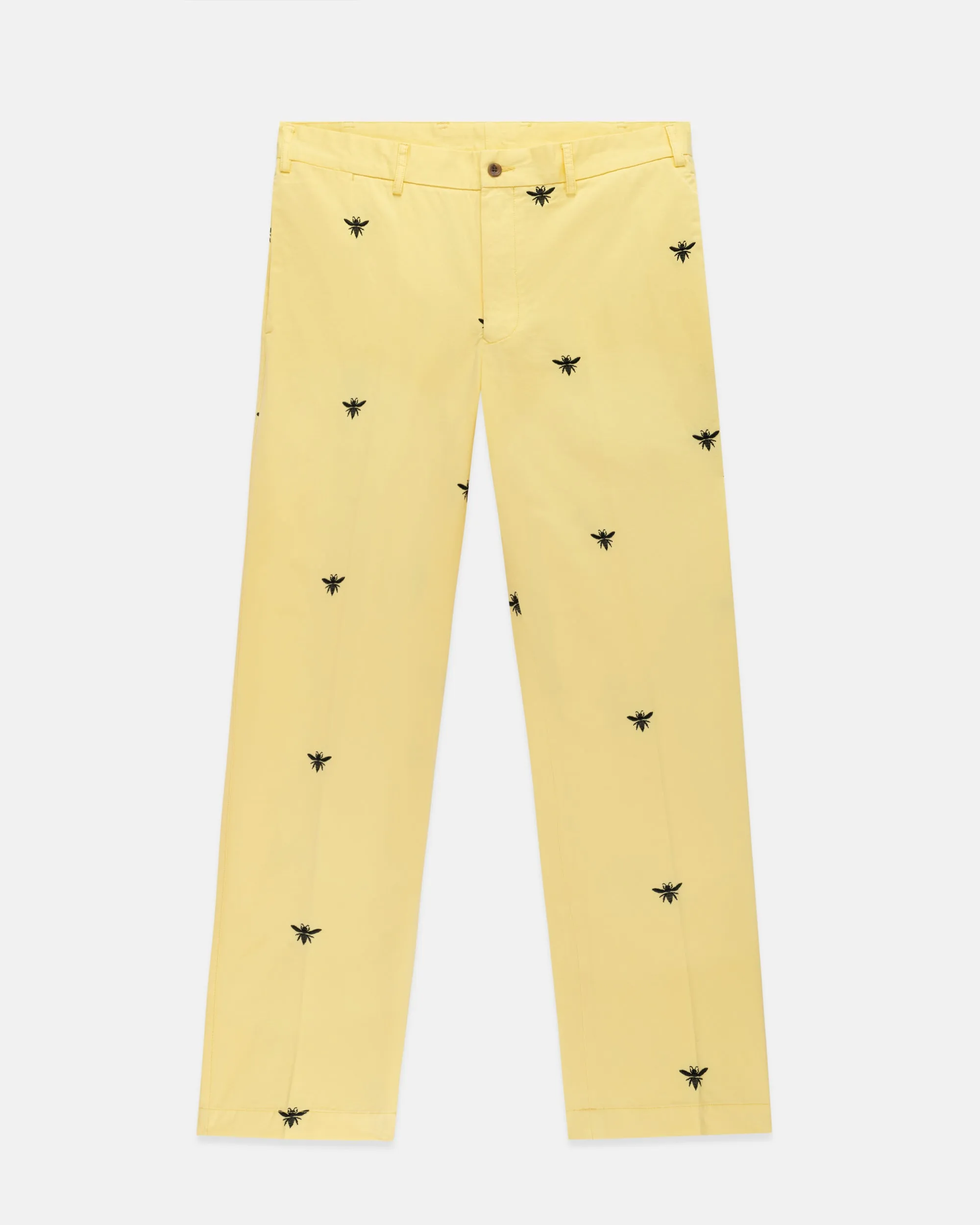 Wasp Embroidered Cotton Twill Pant sold by J. Press product image thumbnail 2