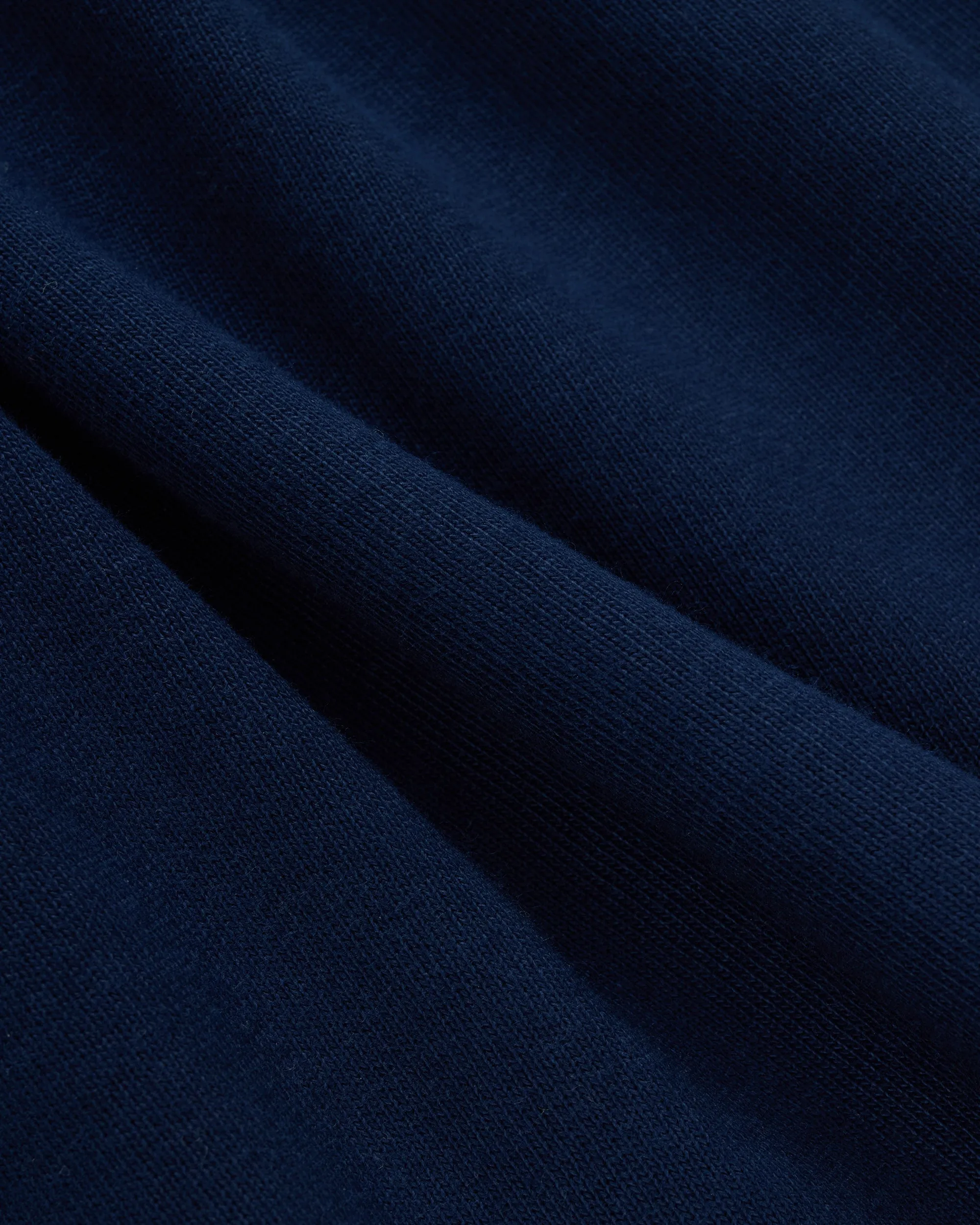 Armor-Lux Navy Quarter-Zip Organic Cotton Sweatshirt sold by J. Press product image thumbnail 4