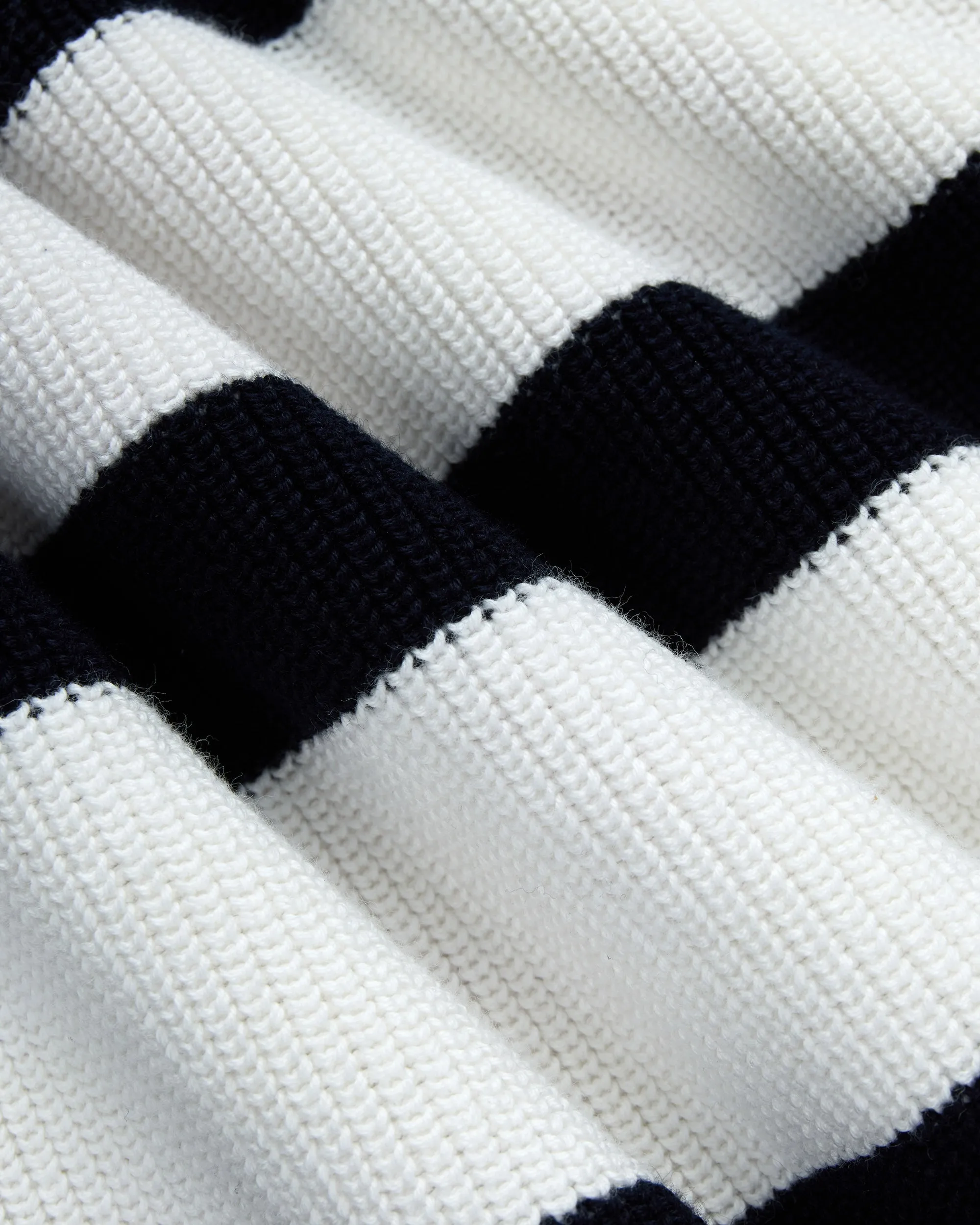 Armor-Lux Navy Bold White Stripe Cotton Sweater sold by J. Press product image thumbnail 5