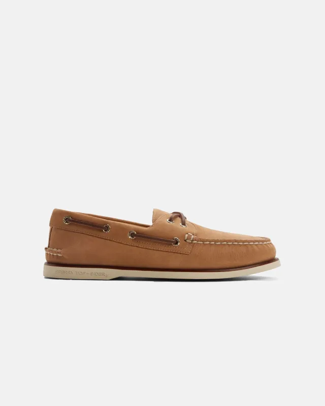 Sperry Beige Authentic Original Gold Cup 2-Eye Boat Shoe made by Sperry