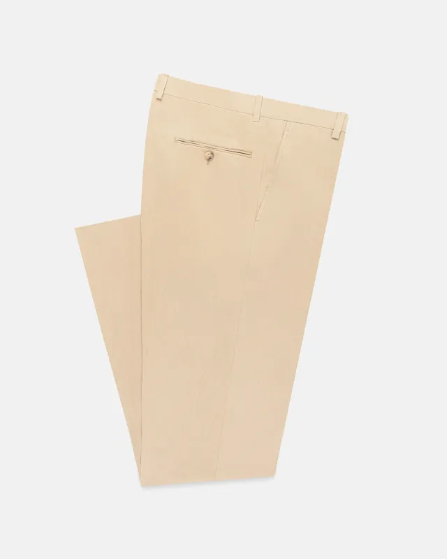 Made-in-USA Tan Linen Trouser made by J. Press
