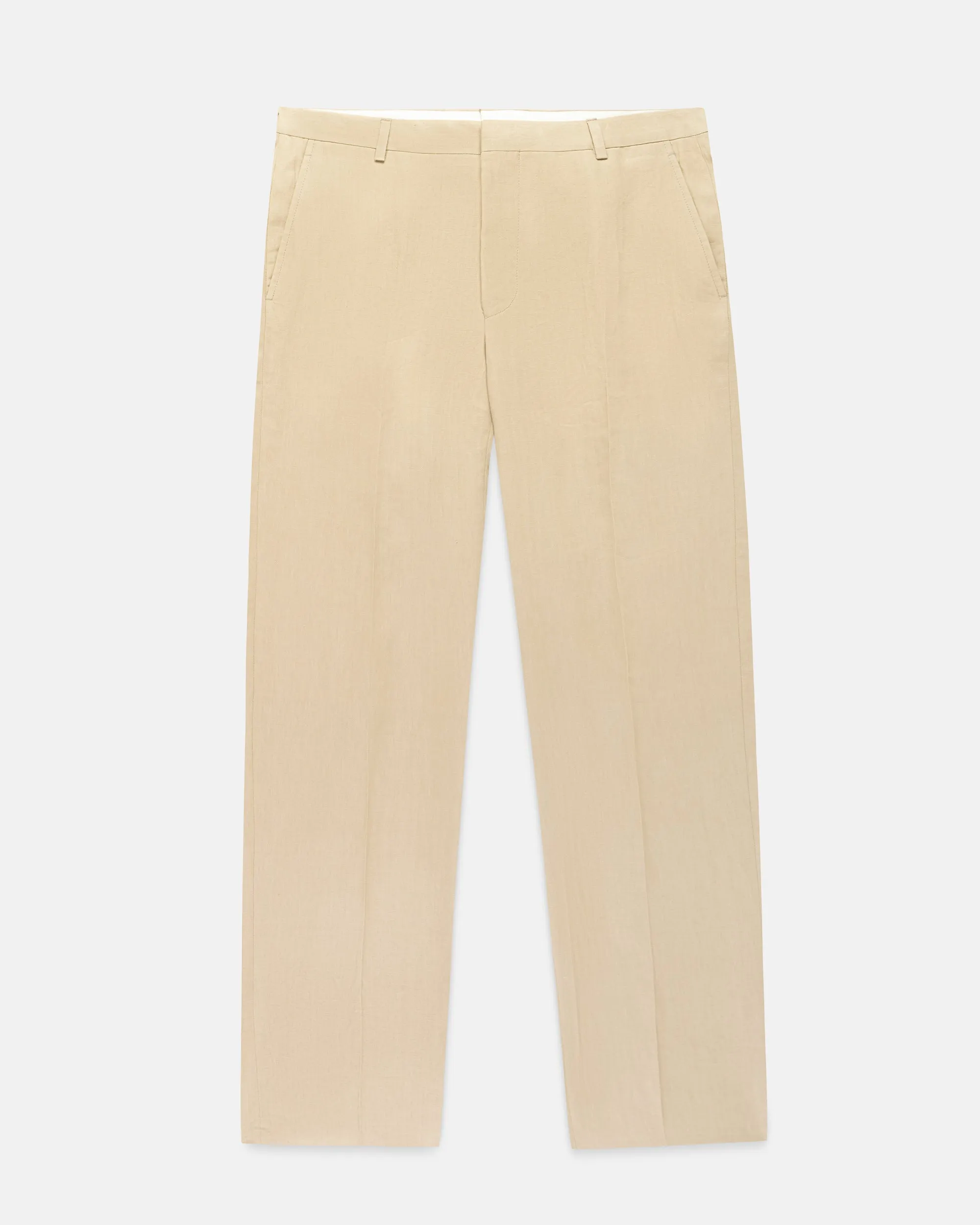 Made-in-USA Tan Linen Trouser sold by J. Press product image thumbnail 2