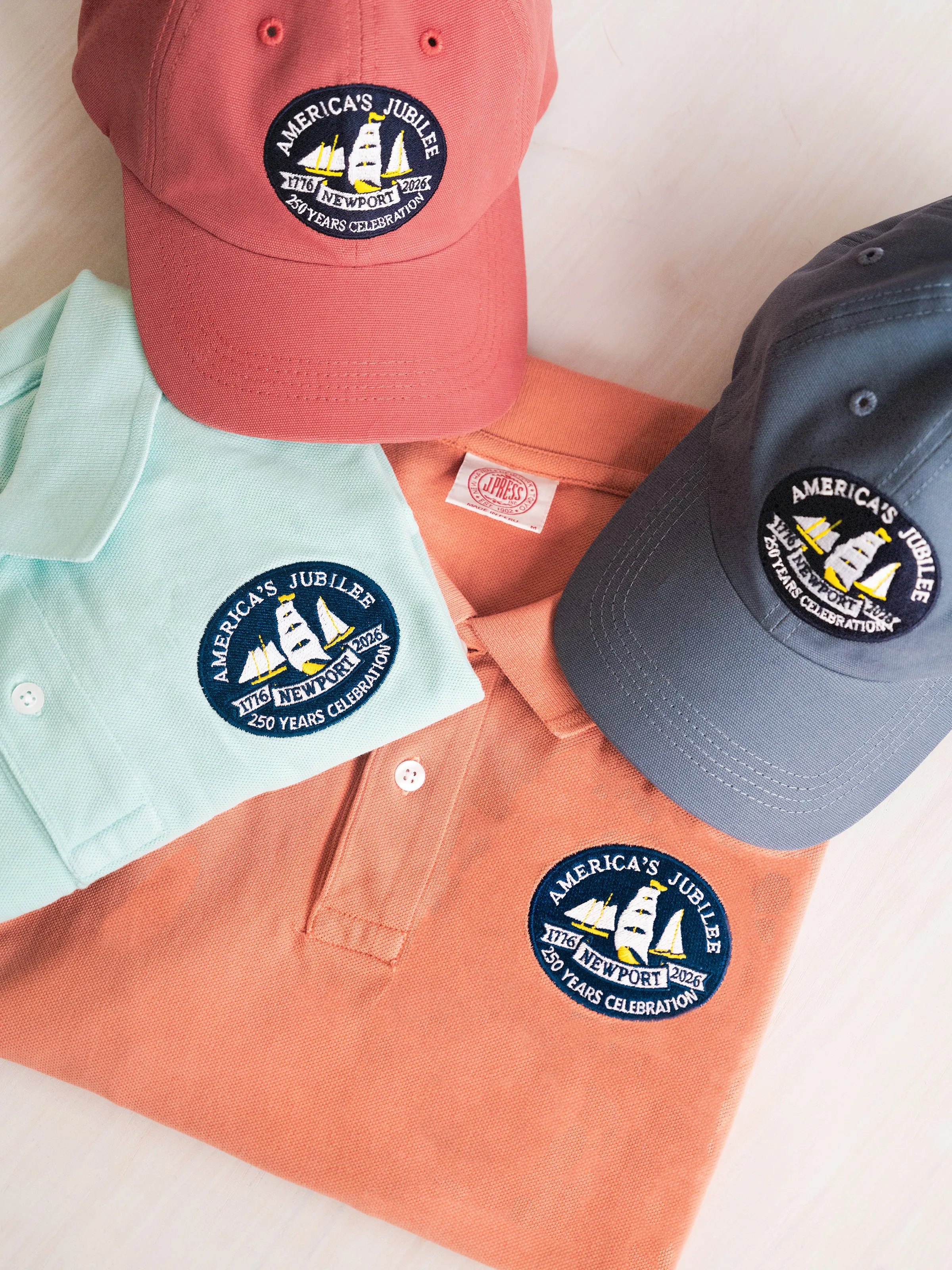 America's Jubilee Light Blue Pique Polo sold by J. Press product image thumbnail 2