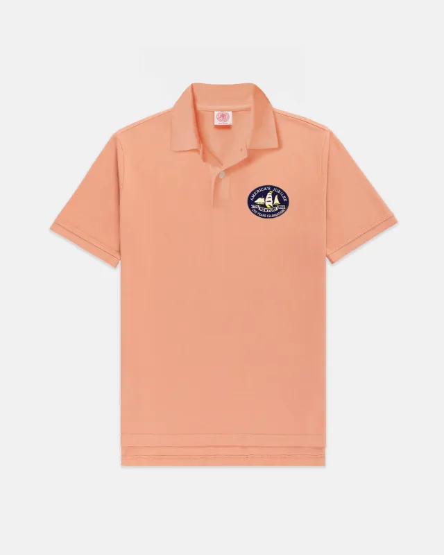 America's Jubilee Red Pique Polo made by J. Press