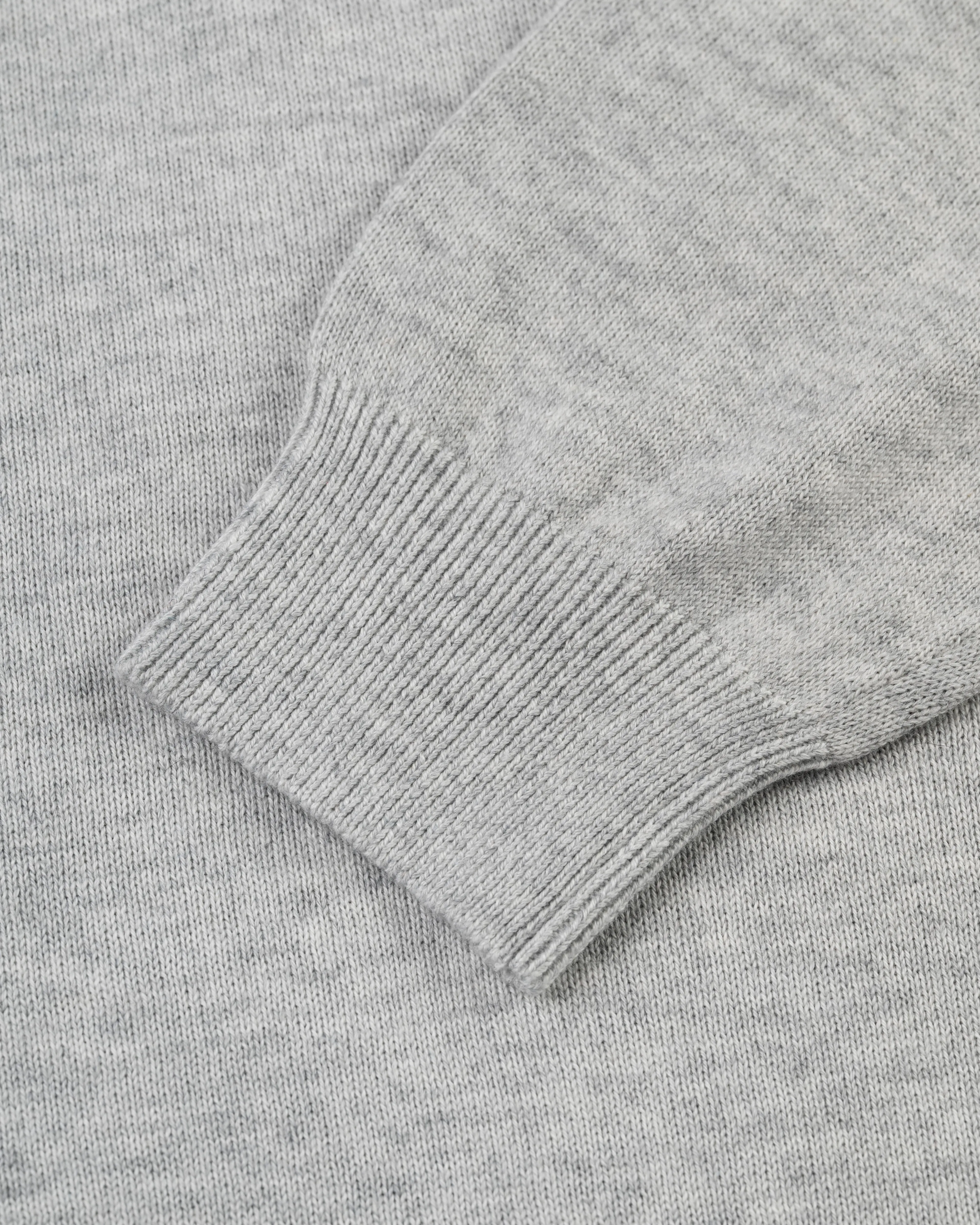 Grey Cotton-Wool Crewneck Sweatshirt - Trim Fit sold by J. Press product image thumbnail 3