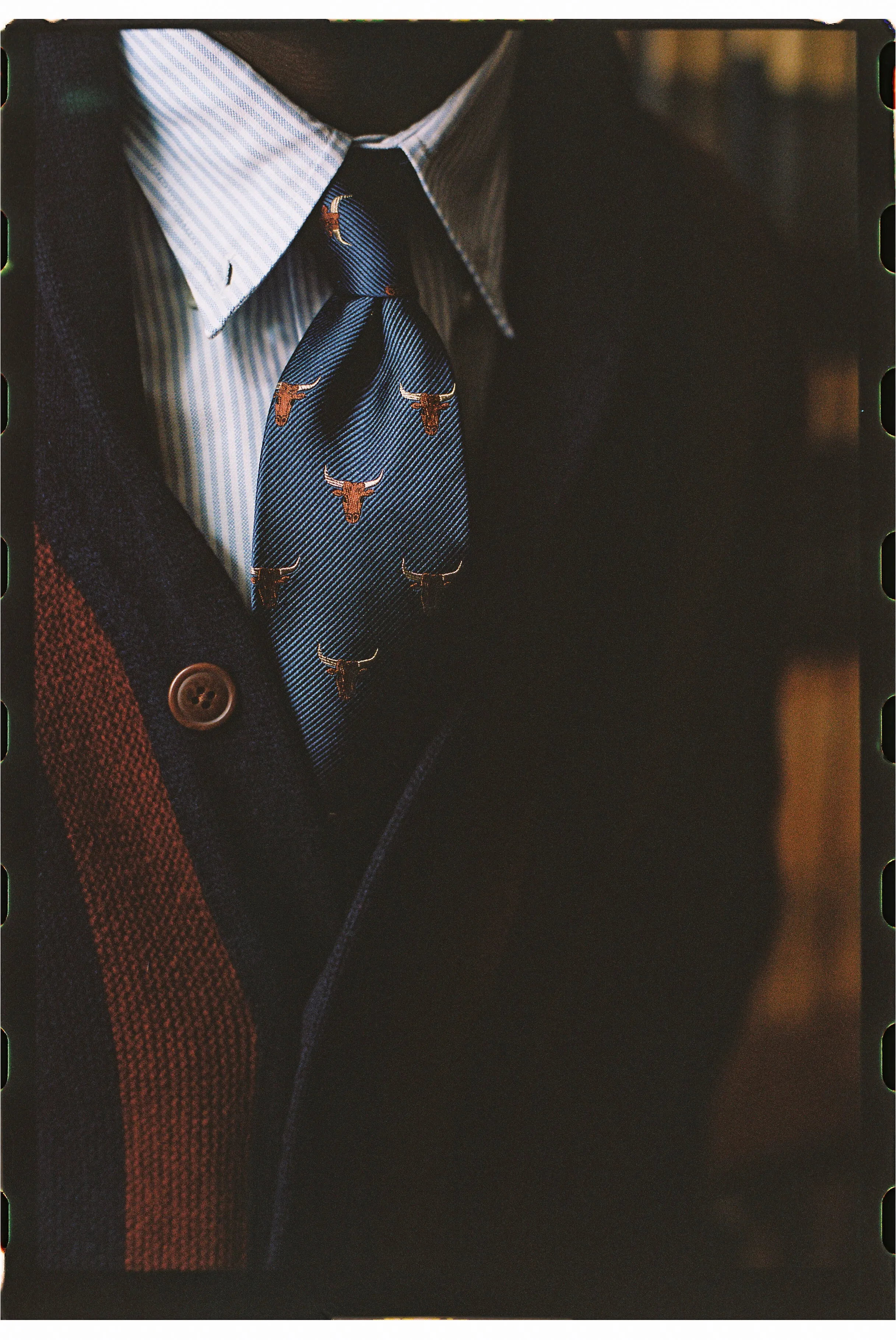 Made-in-USA Bullsh*t Club Tie sold by J. Press product image thumbnail 3