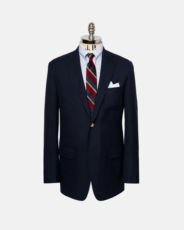 Made-in-USA Soft Make Original Navy Blazer - Custom Make made by J. Press
