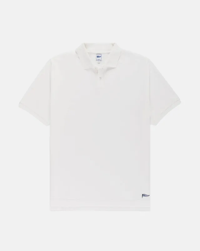 White Pique Polo - Trim Fit made by J. Press