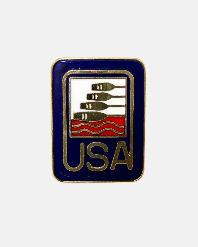 Vintage USA 1984 Summer Olympic Rowing Team Lapel Pin made by J. Press