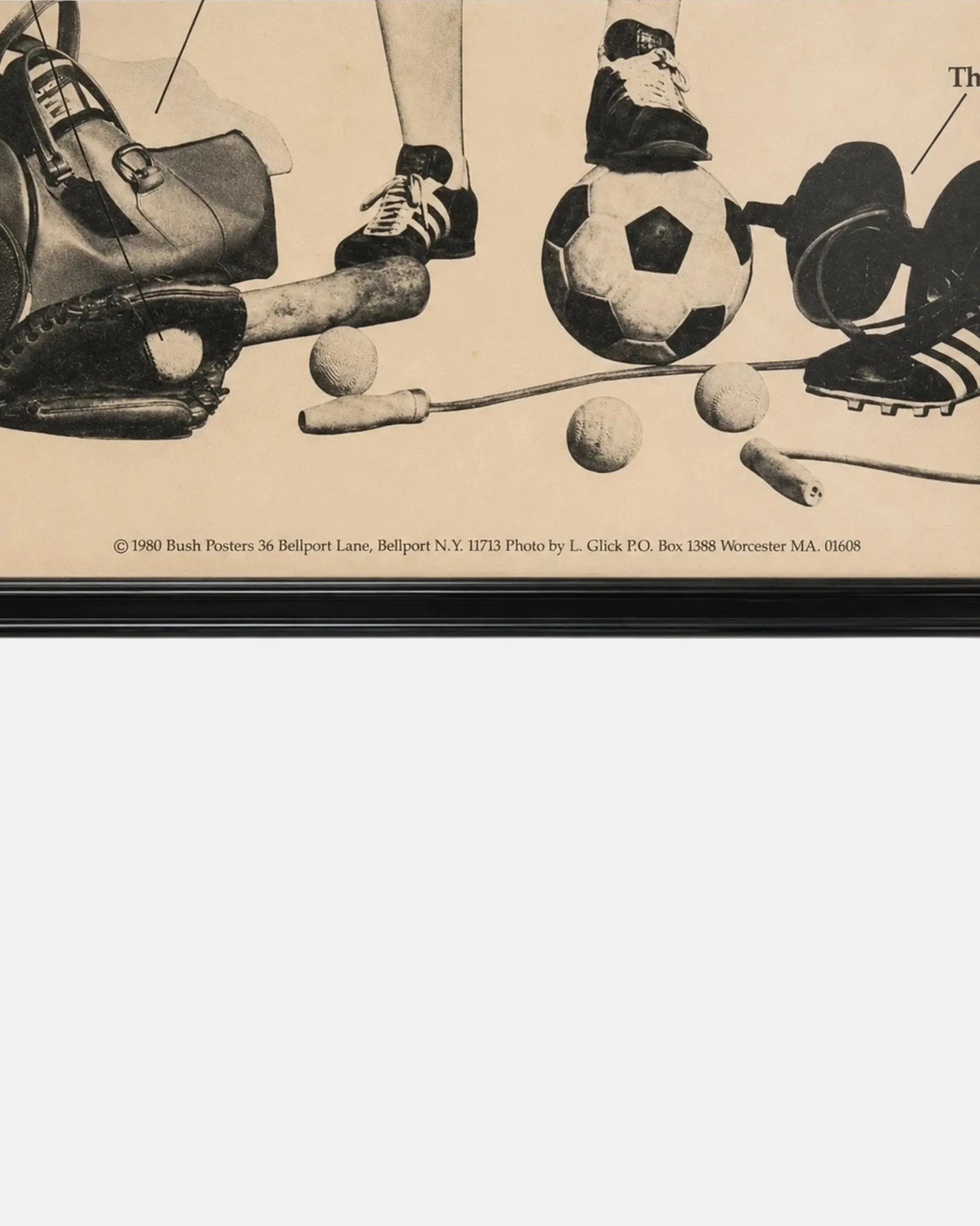 Vintage "Are You A Jock?" 1980 Framed Poster 19 x 26 in. sold by J. Press product image thumbnail 3