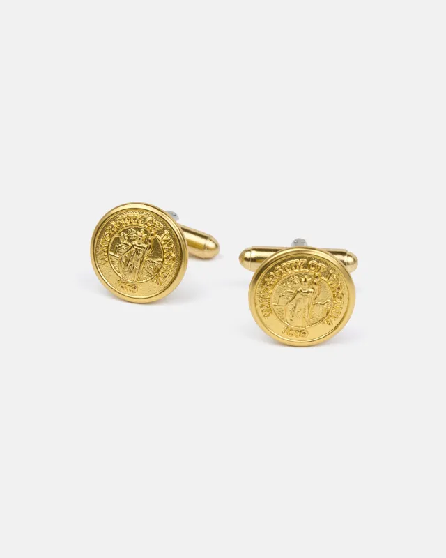 Made-in-USA Vintage UVA Blazer Button Cufflinks made by J. Press