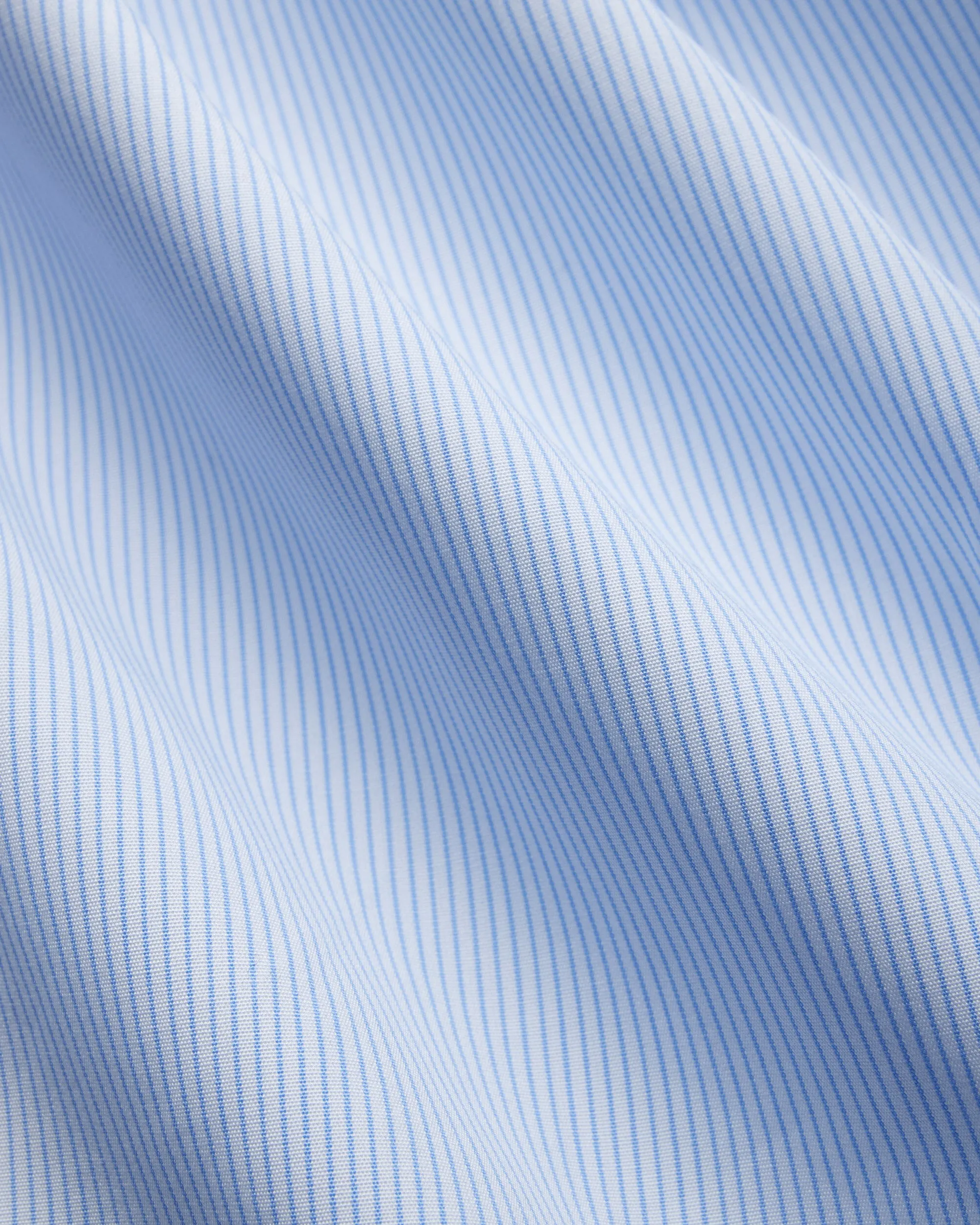 Made-in-USA Thomas Mason Blue Pinstripe Button Down Shirt - Classic Fit sold by J. Press product image thumbnail 3