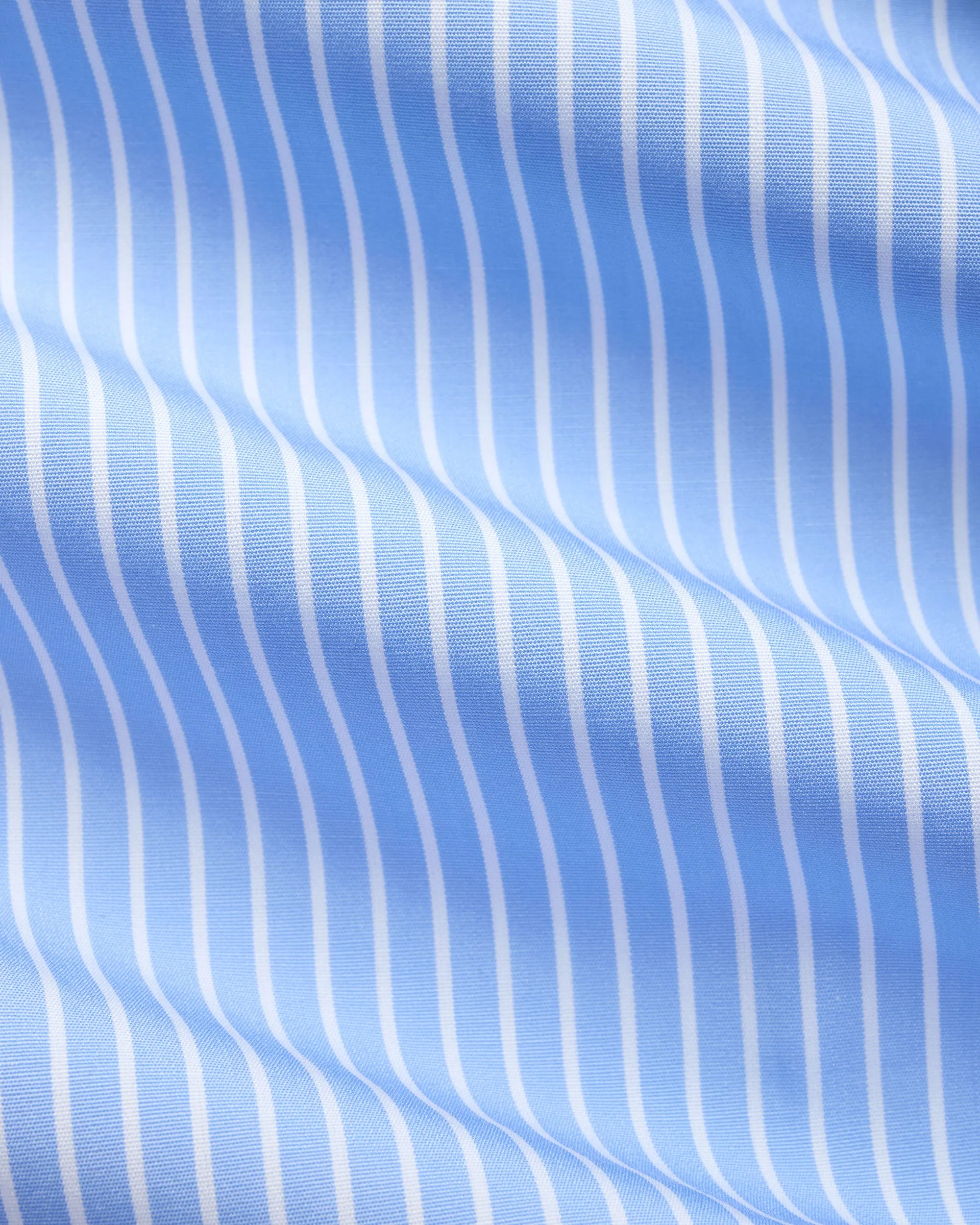 Made-in-USA Thomas Mason Blue Banker Stripe Dress Shirt - Classic Fit sold by J. Press product image thumbnail 3