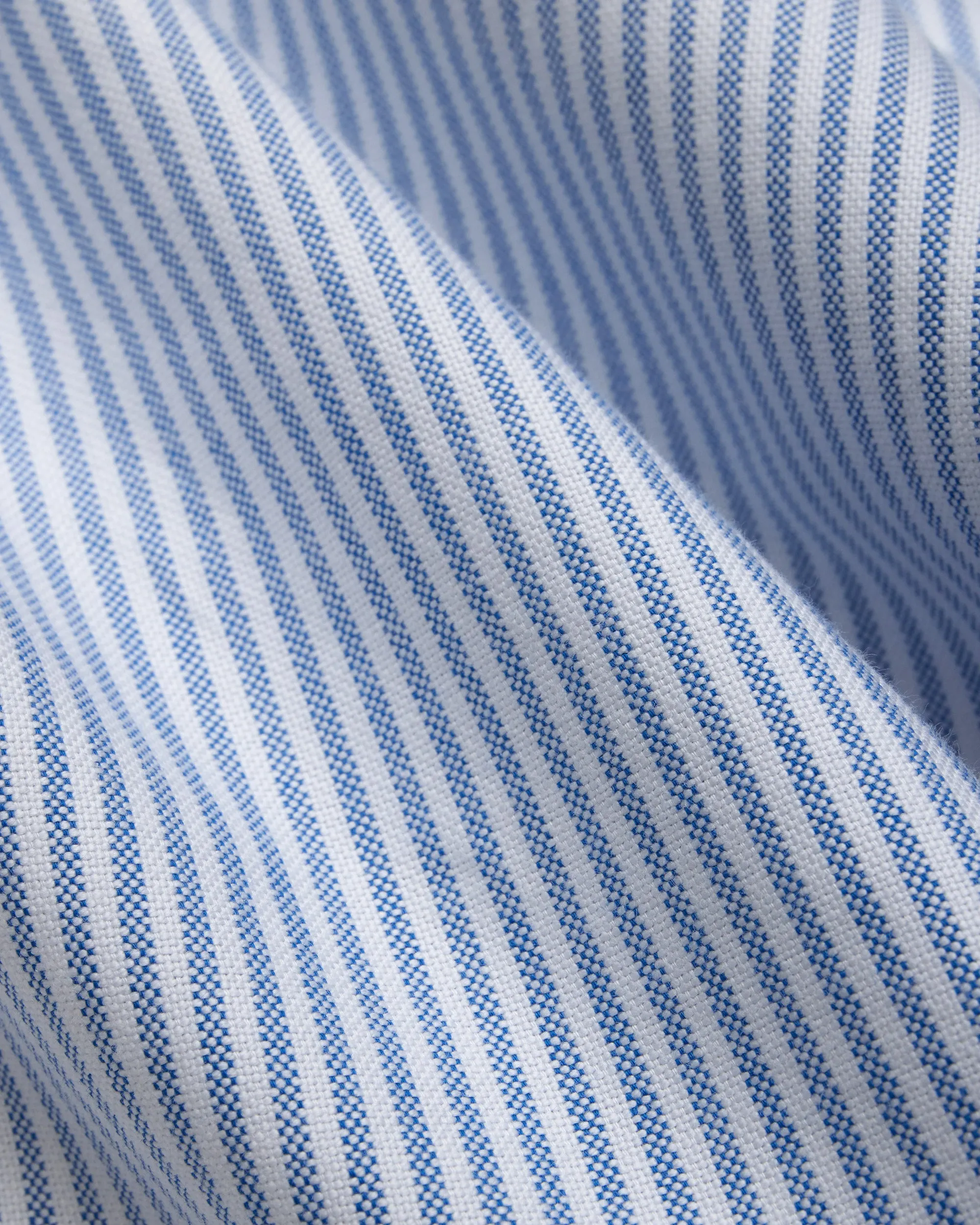 Made-in-USA Flap Pocket Blue University Stripe Oxford Cloth Shirt - Regular Fit sold by J. Press product image thumbnail 3