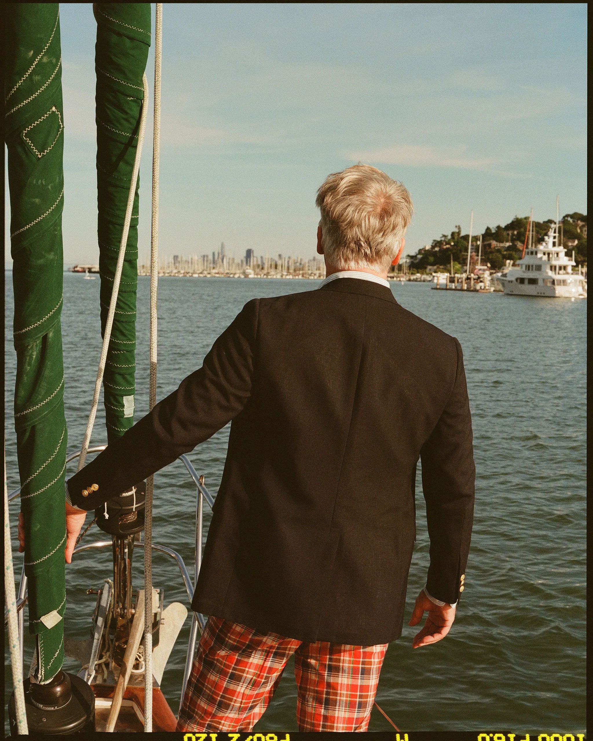 Made-in-USA Navy Fox Air Wool Blazer sold by J. Press product image thumbnail 4