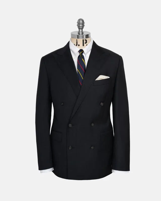 Made-in-USA Charcoal Double-Breasted Mayfair Model Suit made by J. Press
