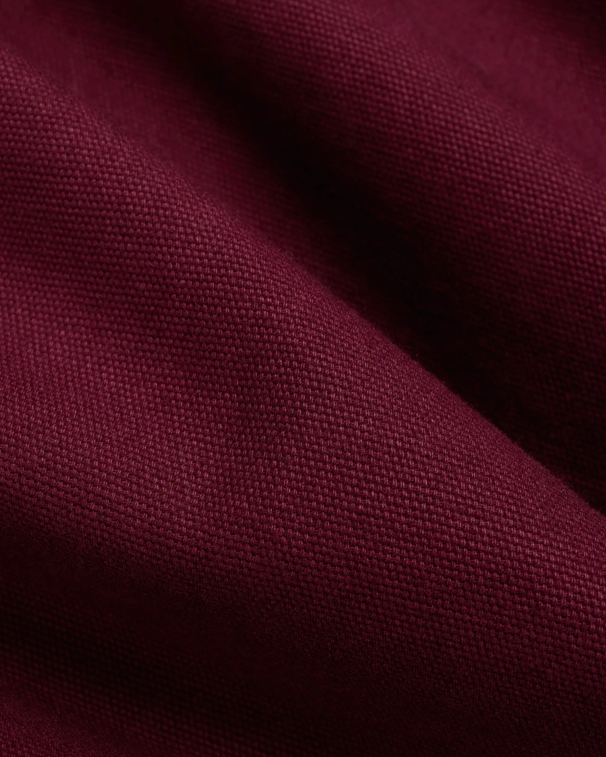 Burgundy Cotton Canvas Overshirt - Trim Fit sold by J. Press product image thumbnail 2