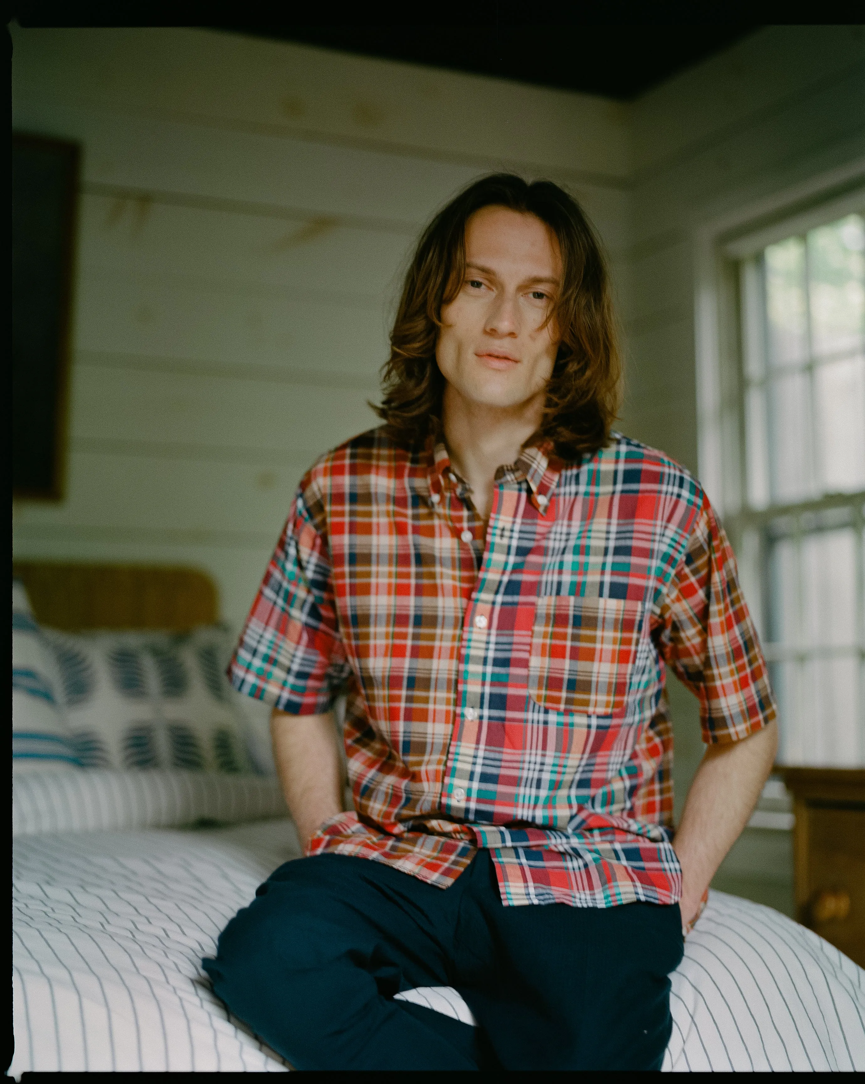 Madras Short Sleeve Fun Shirt - Classic Fit sold by J. Press product image thumbnail 3