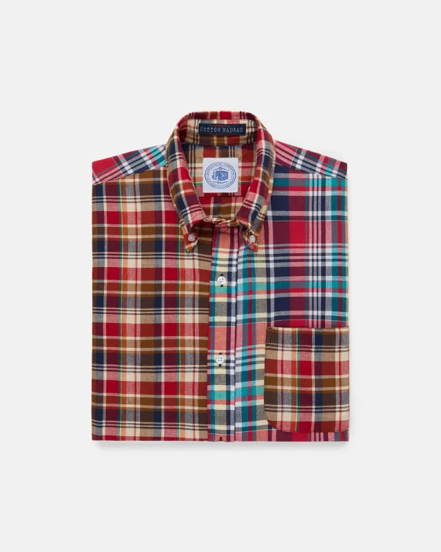 Madras Short Sleeve Fun Shirt - Classic Fit made by J. Press