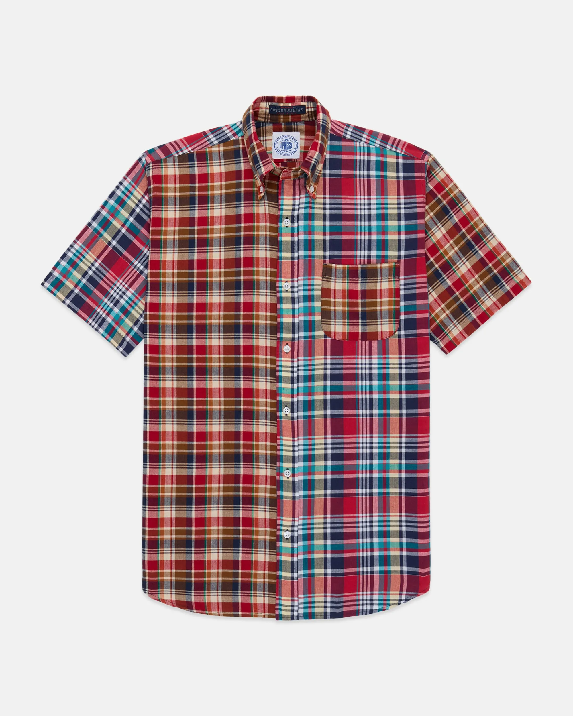 Madras Short Sleeve Fun Shirt - Classic Fit sold by J. Press product image thumbnail 2