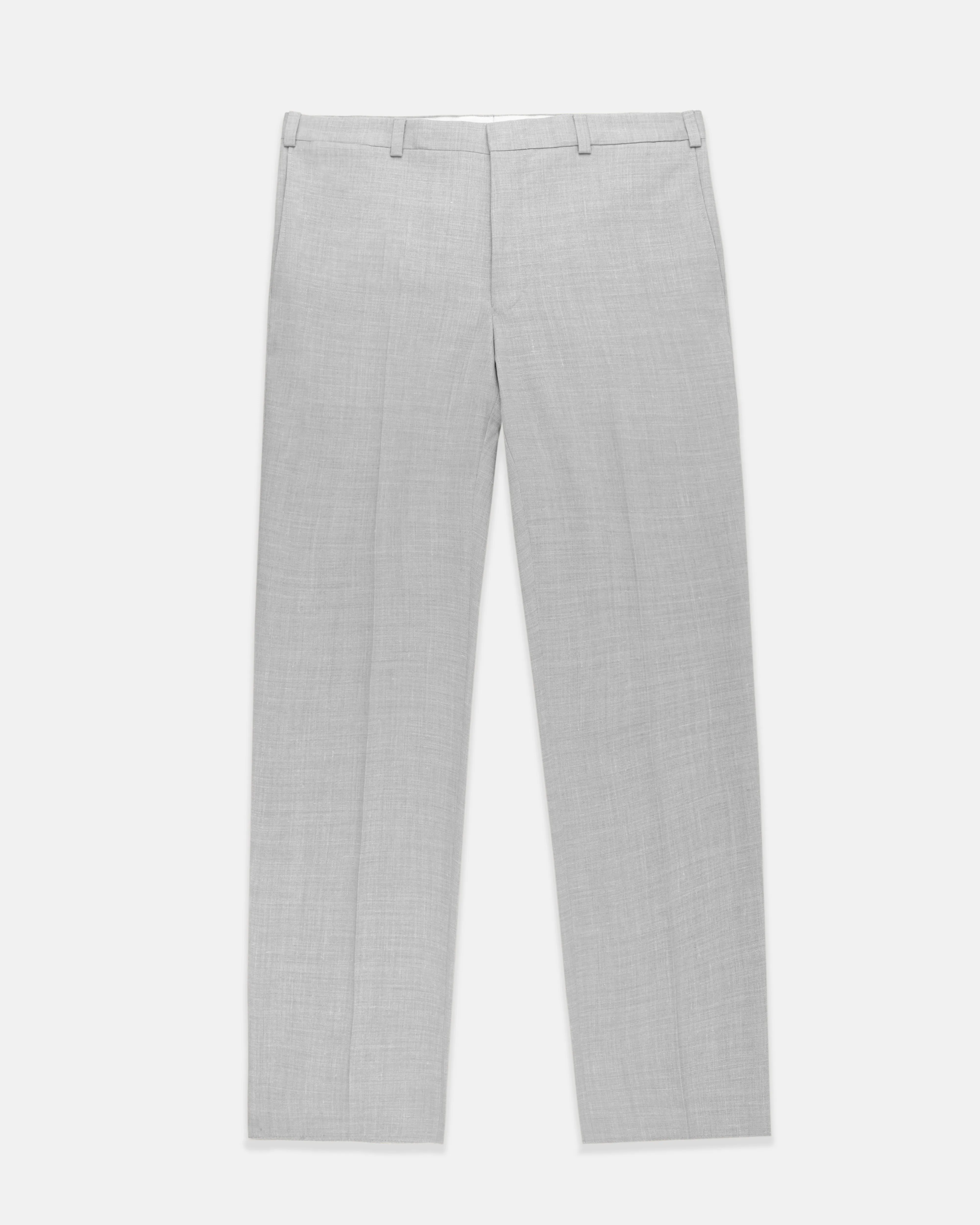Made-in-Canada Grey Crash Linen Trousers sold by J. Press product image thumbnail 2