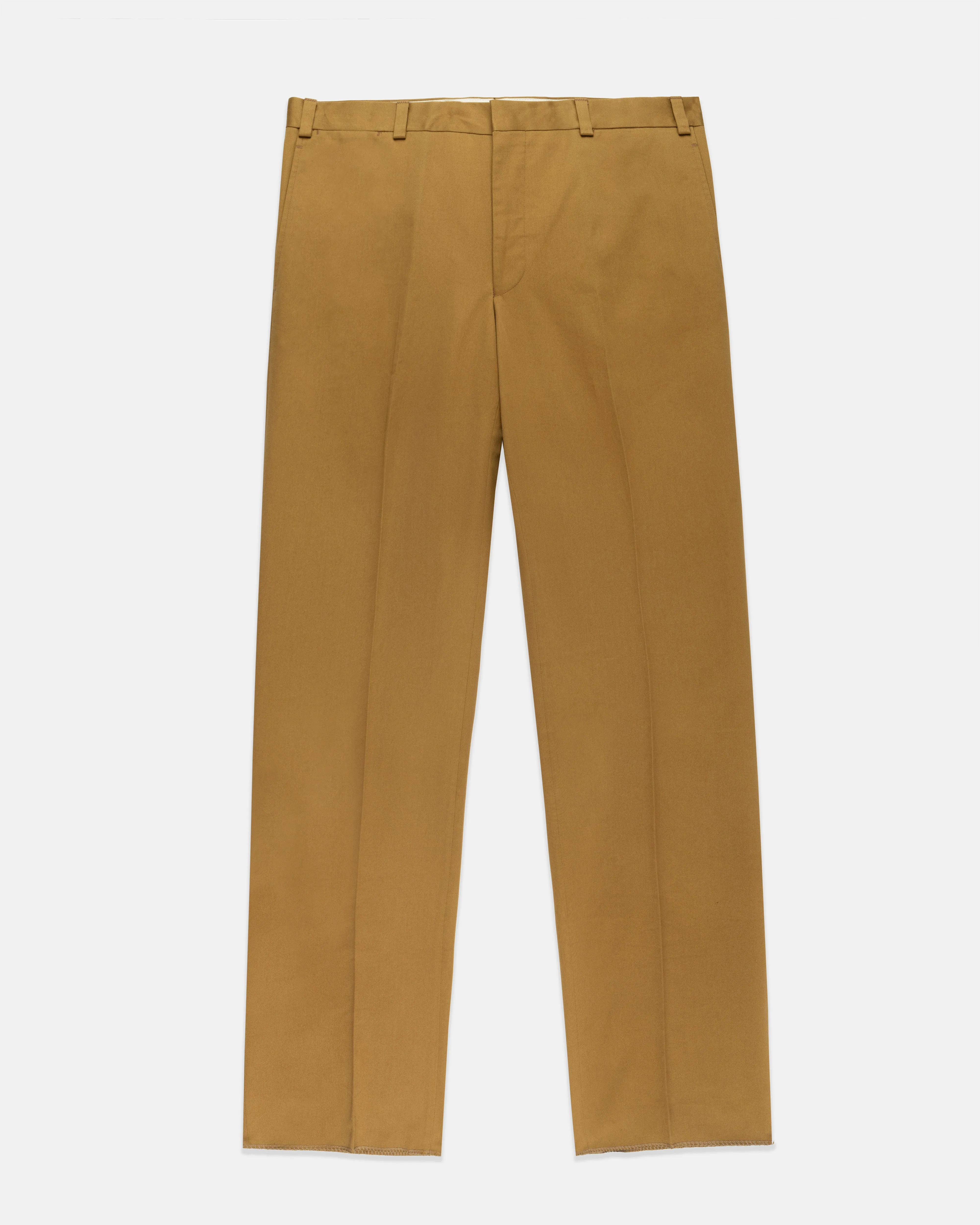 Made-in-Canada Dark Khaki Cotton Drill Cloth Trousers sold by J. Press product image thumbnail 2