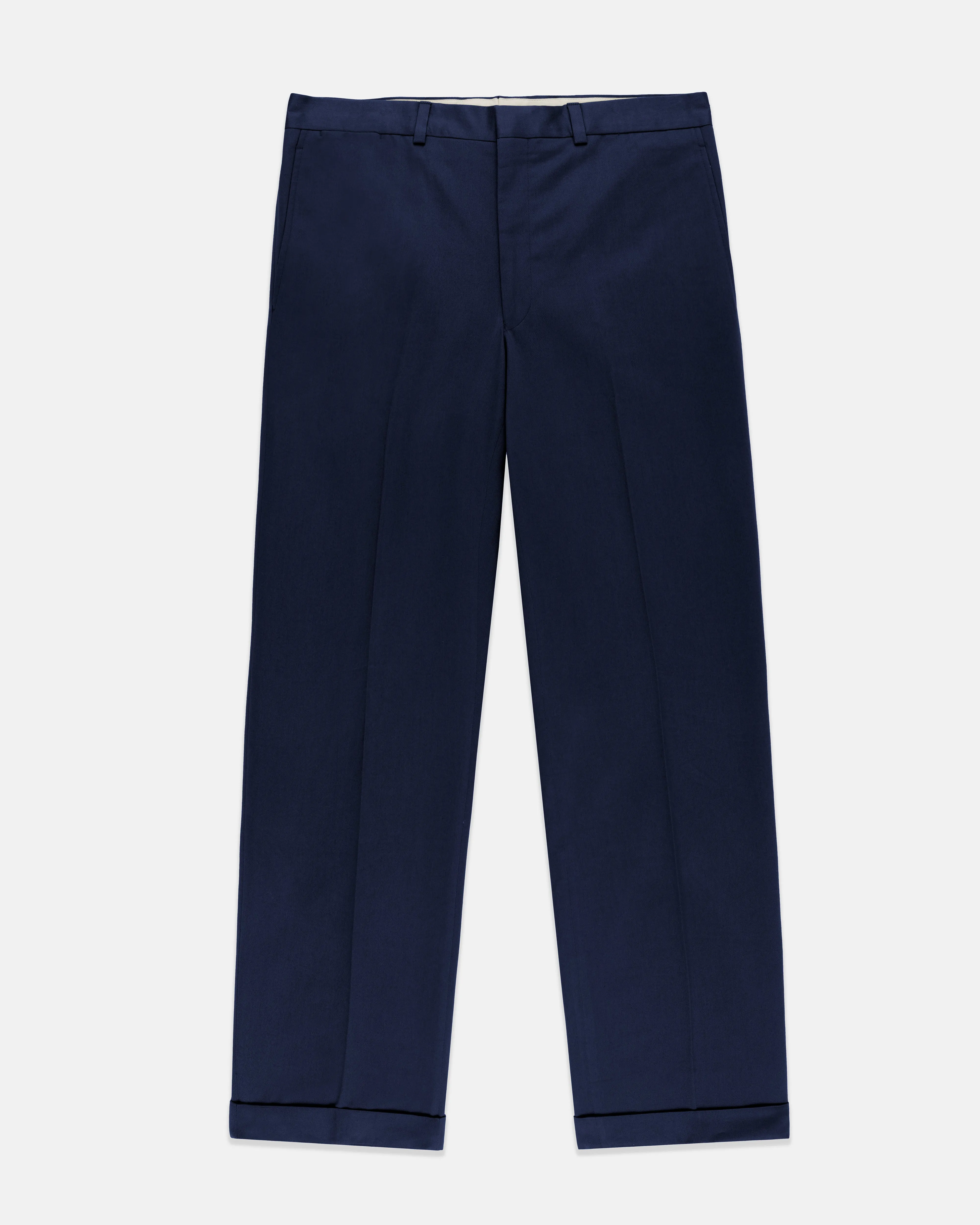 Made-in-Canada Navy Cotton Drill Cloth Trousers sold by J. Press product image thumbnail 2