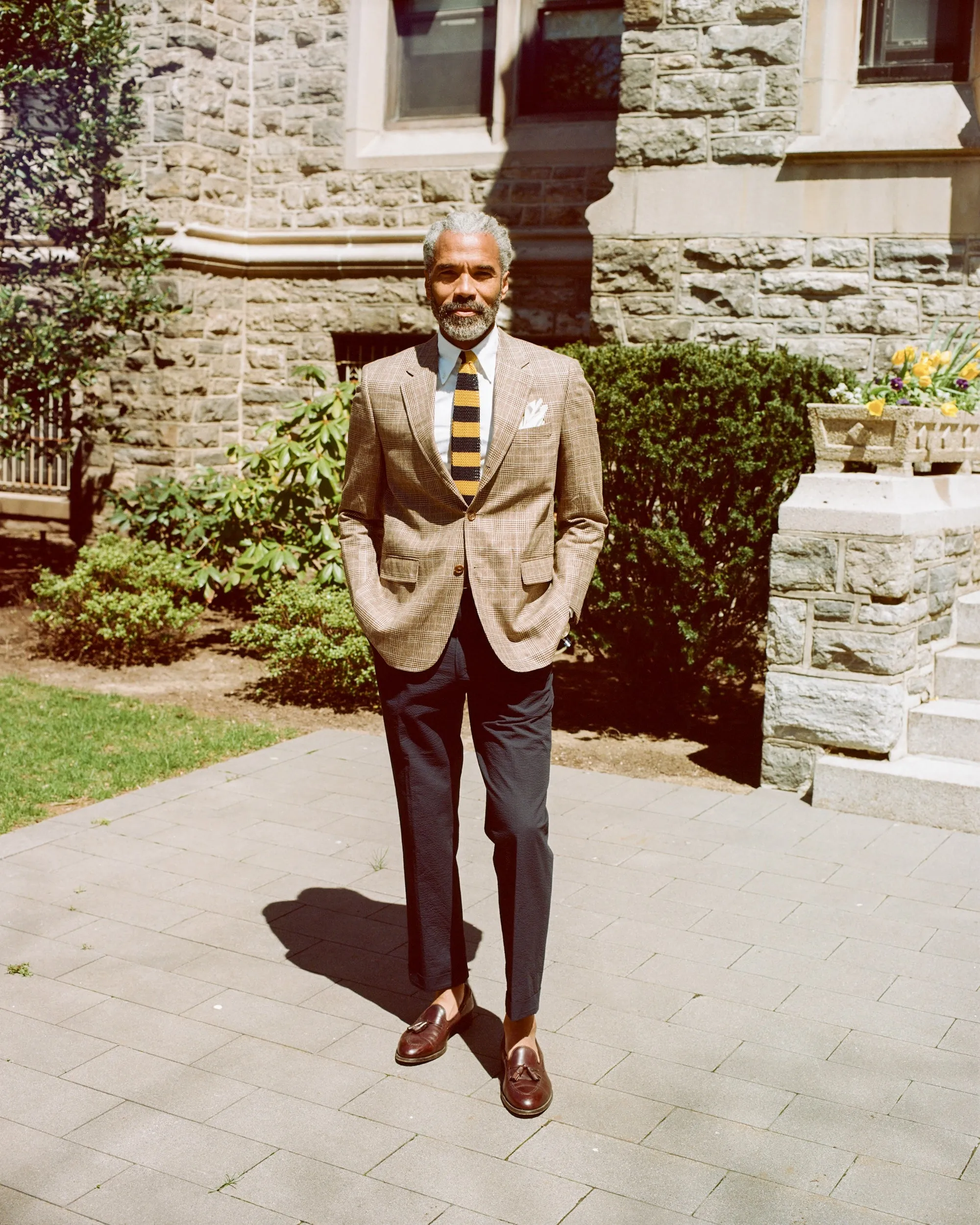 Made-in-Canada Navy Seersucker Trousers sold by J. Press product image thumbnail 5